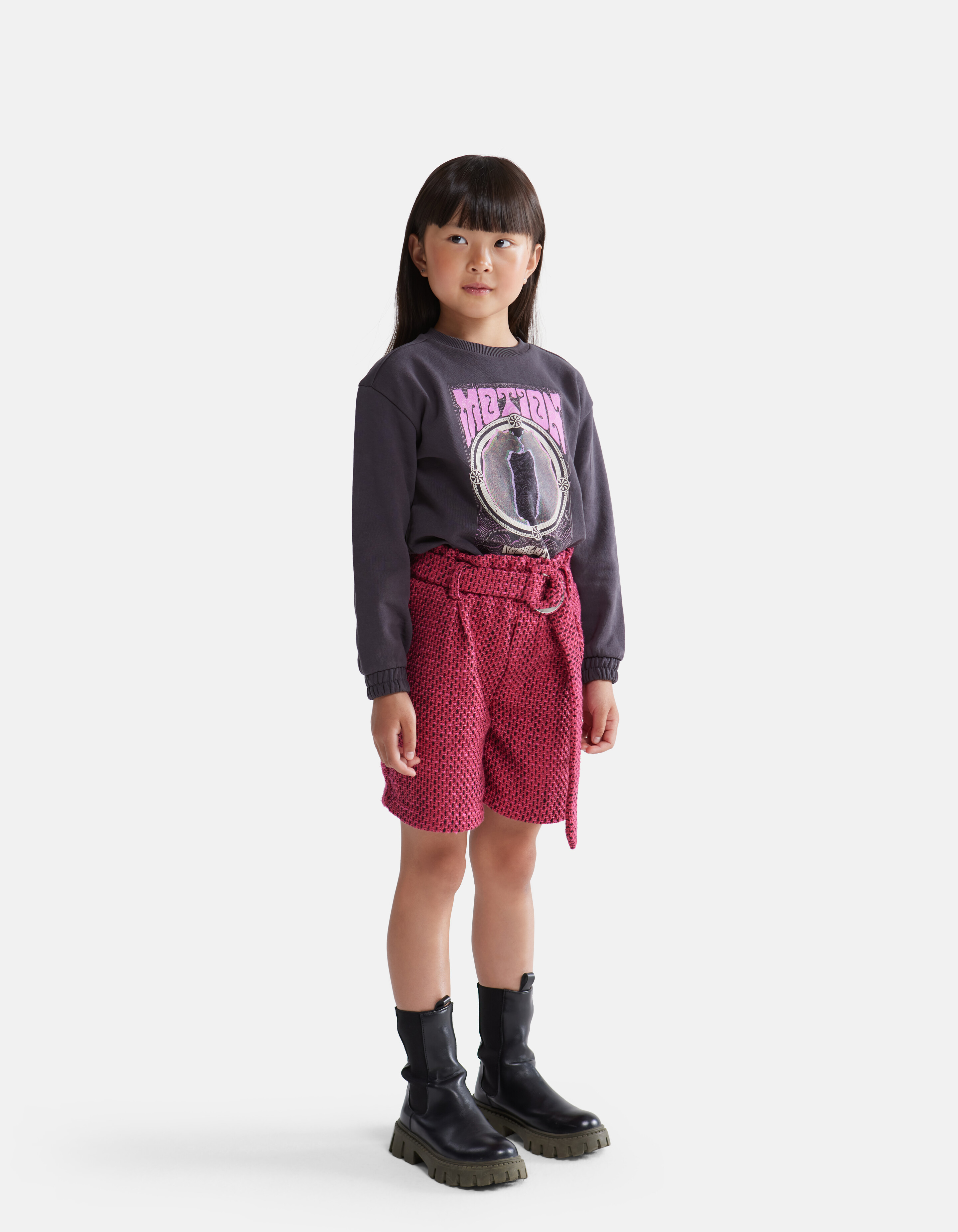 Tweed Shorts Rosa SHOEBY GIRLS