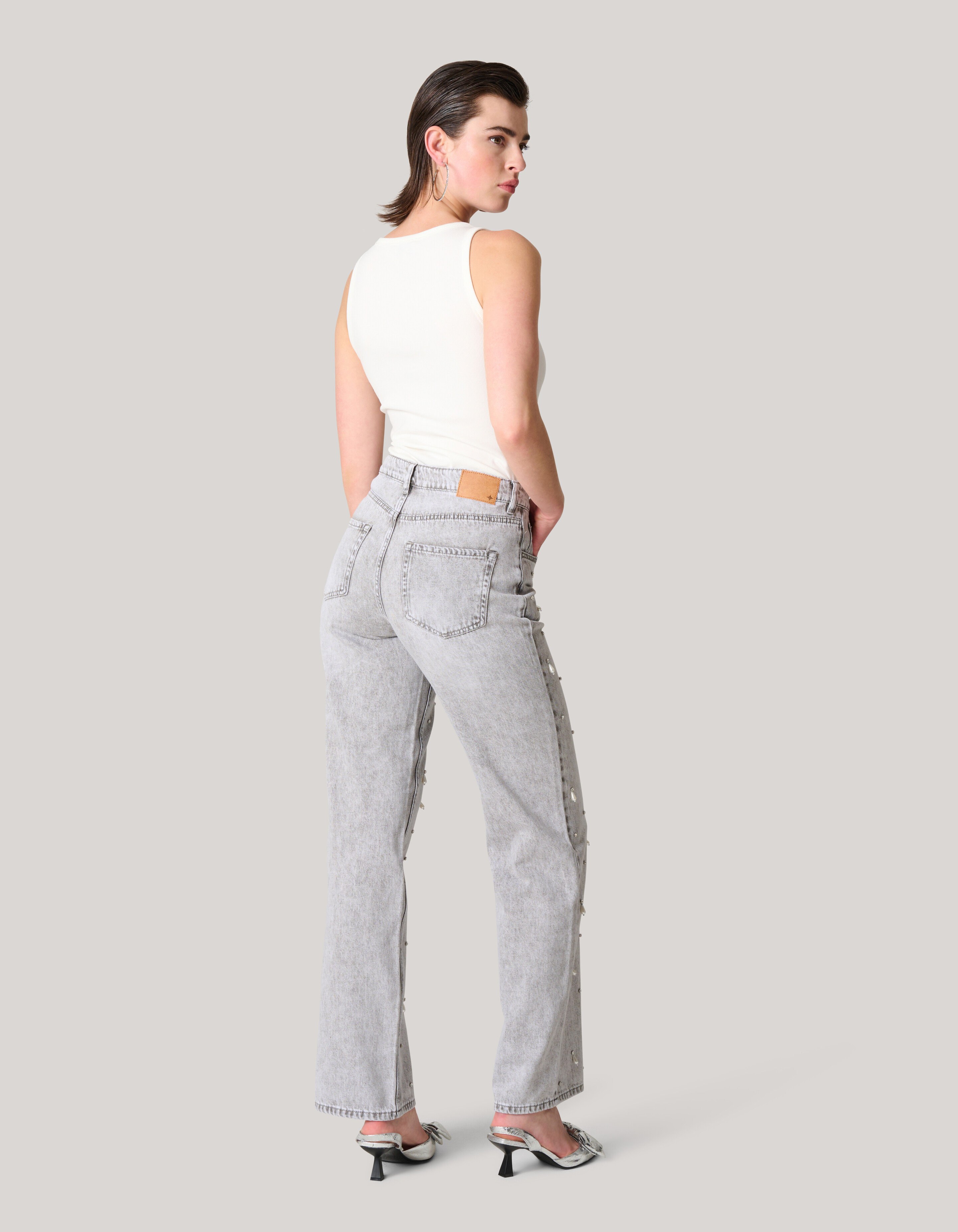 Shoeby Logo Tanktop Wit SHOEBY WOMEN