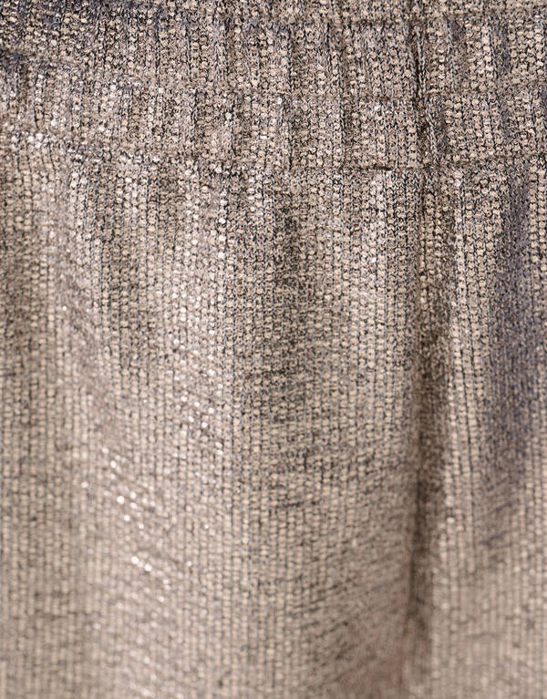 Metallische Hose mit weitem Bein Silber SHOEBY GIRLS