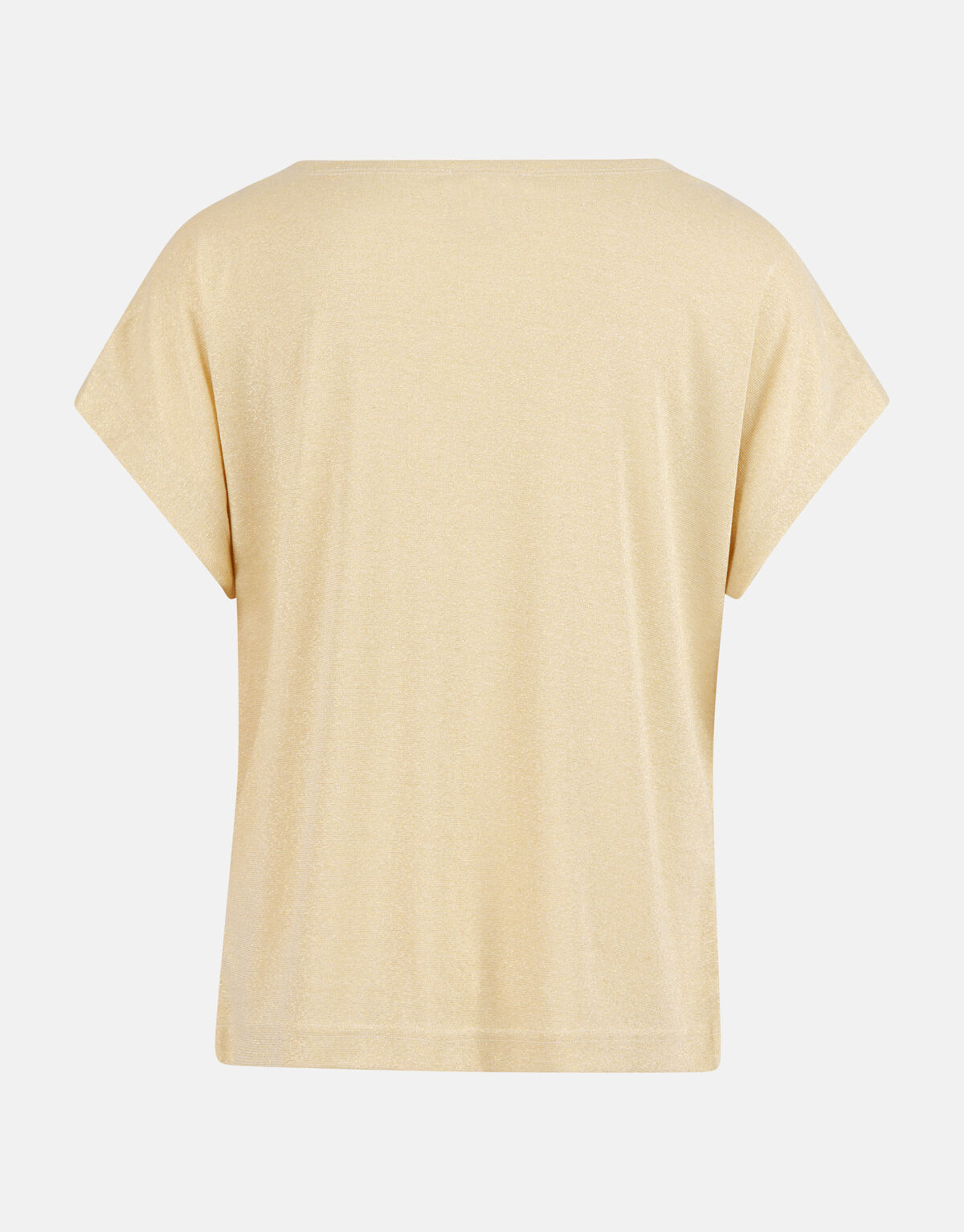 Gedrapeerde Glitter Top Goud SHOEBY WOMEN