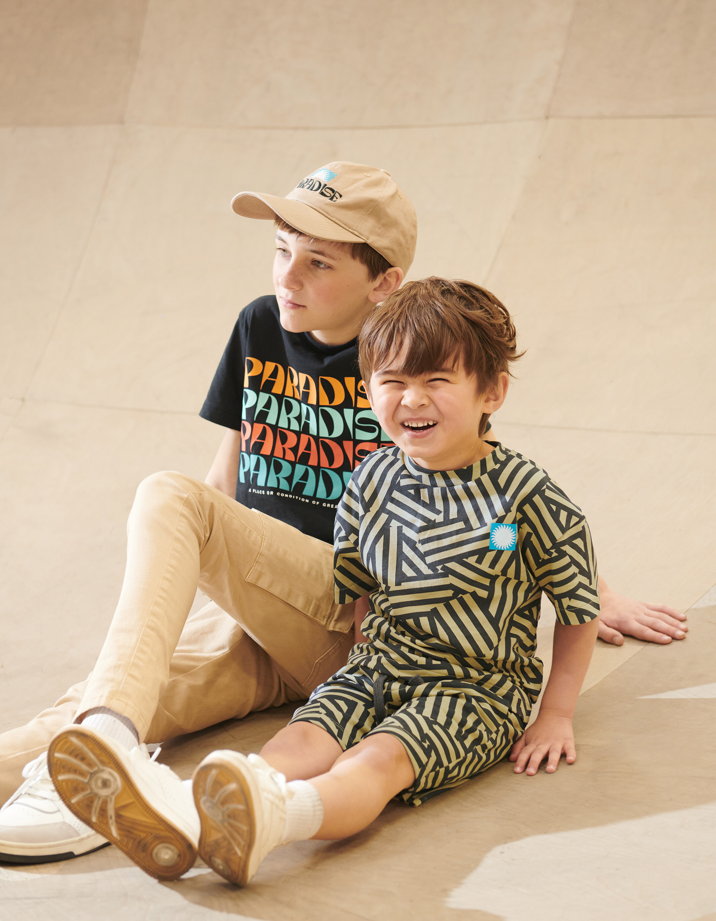 Geometrisch Short Sand SHOEBY BOYS
