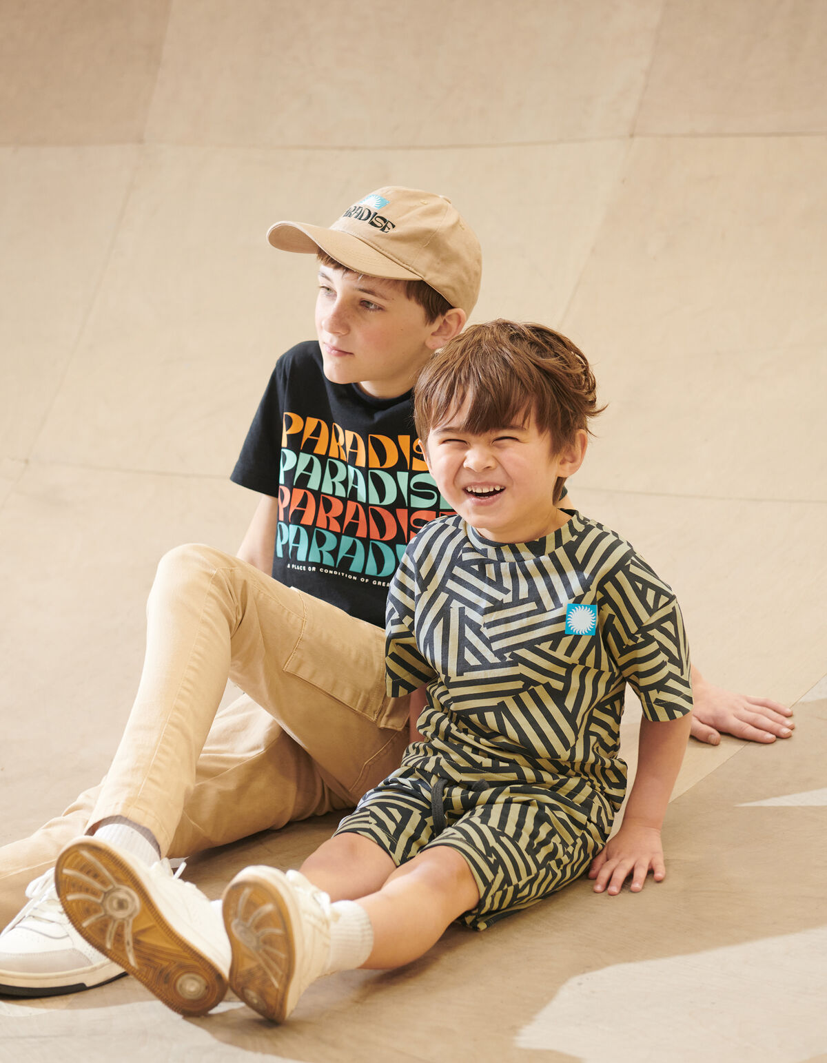 Geometrisch Kurz Sand SHOEBY BOYS