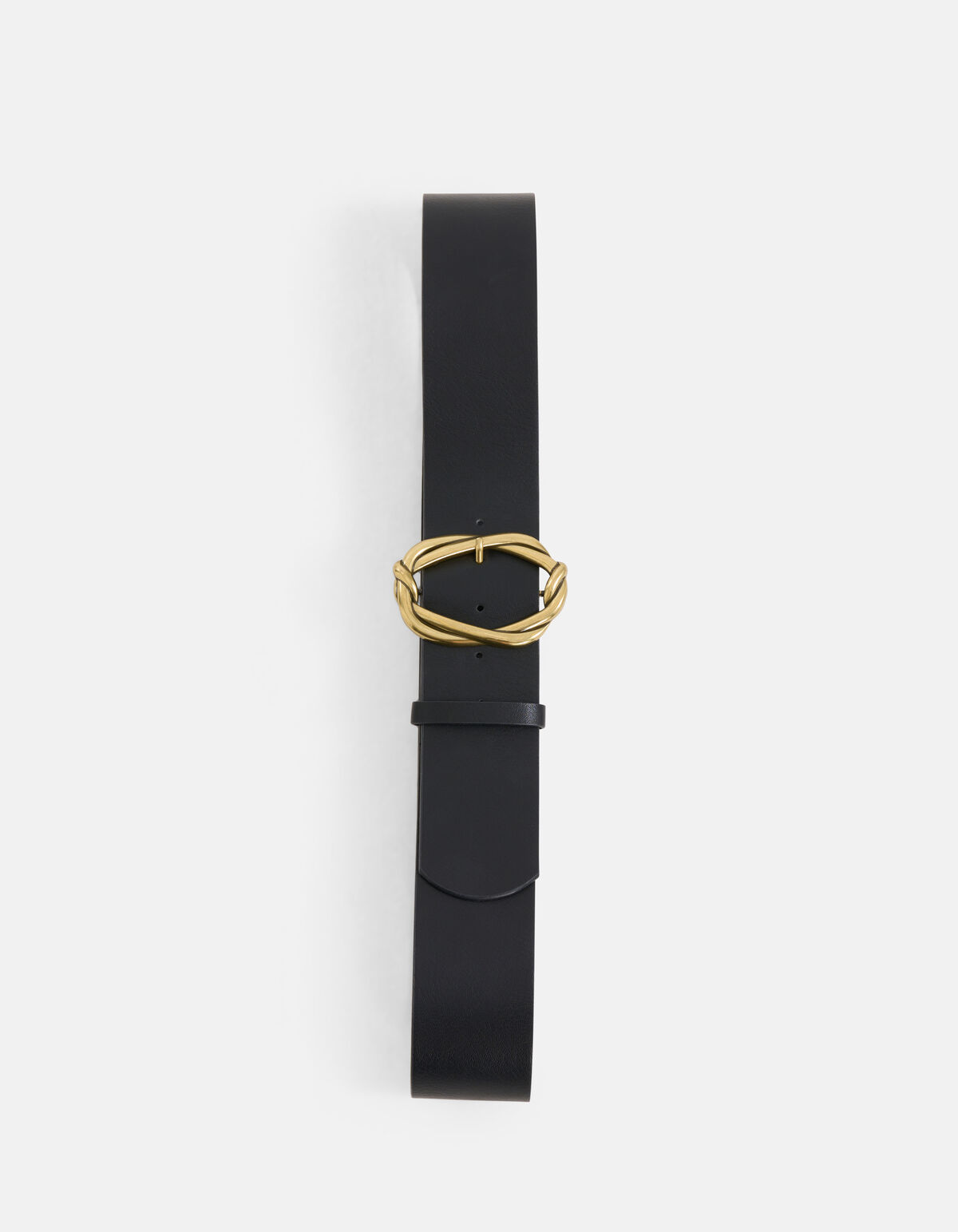 Gürtel mit geflochtener Schnalle Schwarz SHOEBY ACCESSOIRES