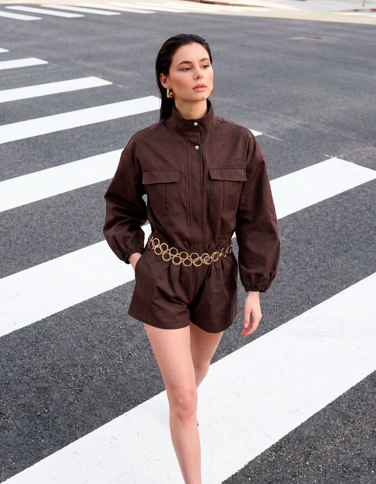 Circle Chain G&uuml;rtel Gold SHOEBY ACCESSOIRES