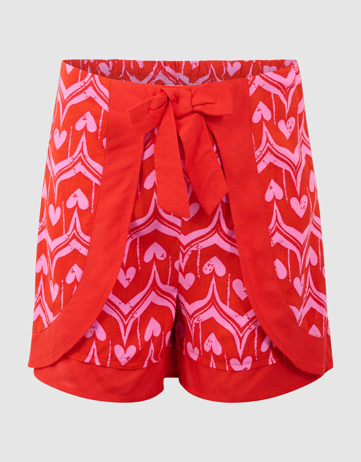 Herz-Print Skort Rosa/Rot SHOEBY GIRLS