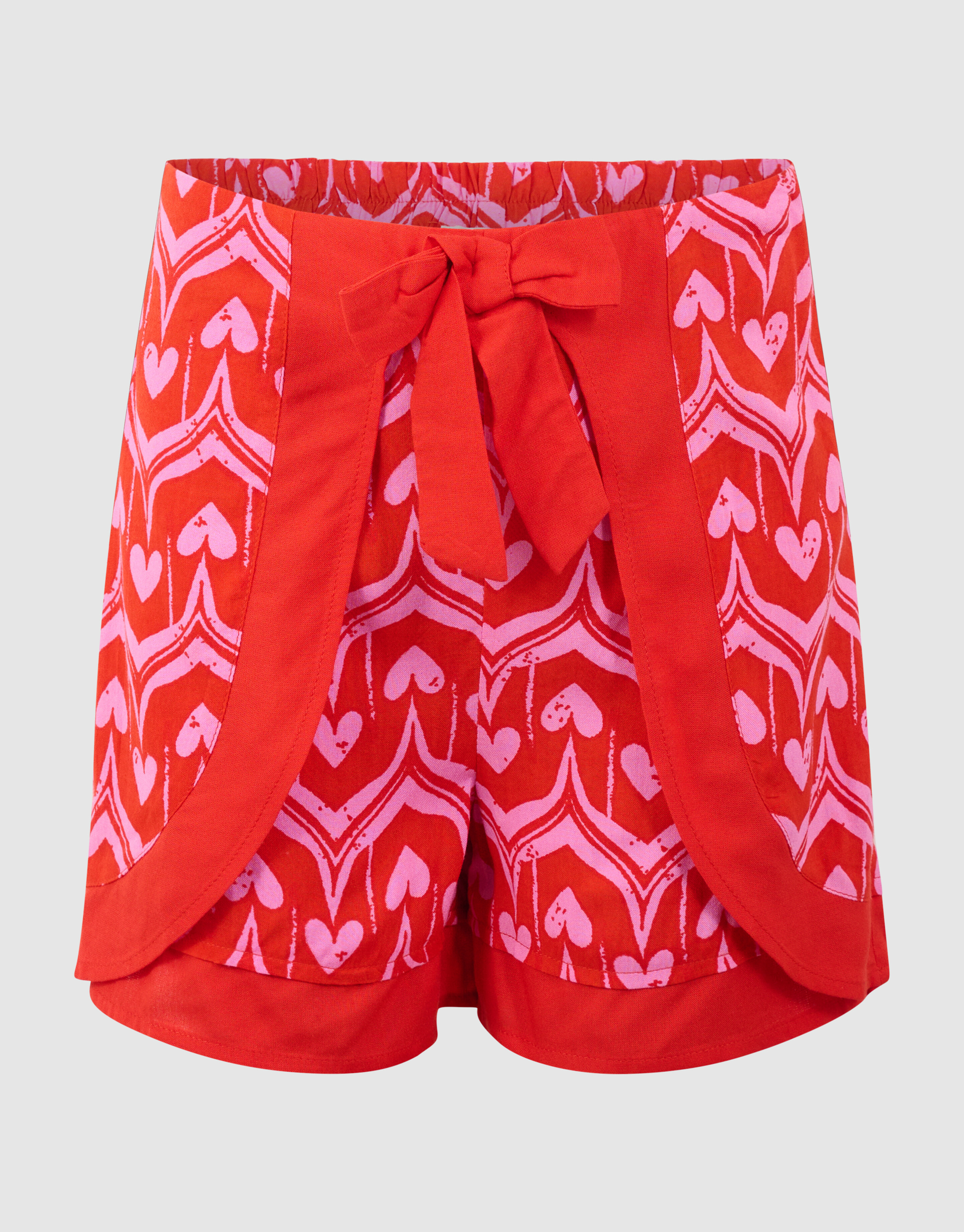 Herz-Print Skort Rosa/Rot SHOEBY GIRLS