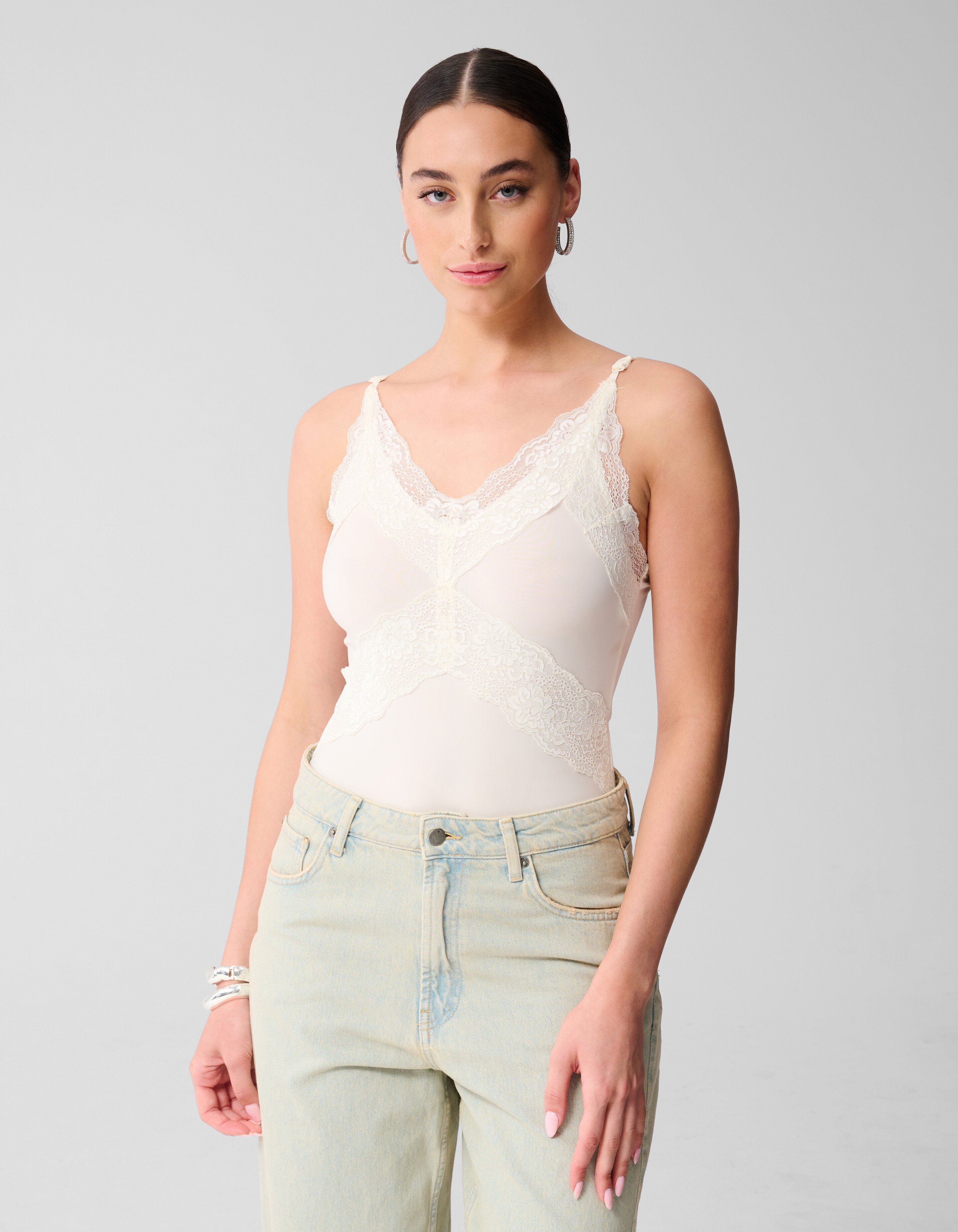 Spitzenbody Off White SHOEBY WOMEN