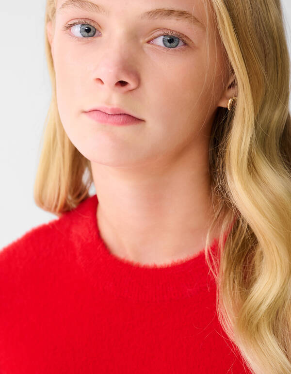 Weicher Pullover Rot SHOEBY GIRLS