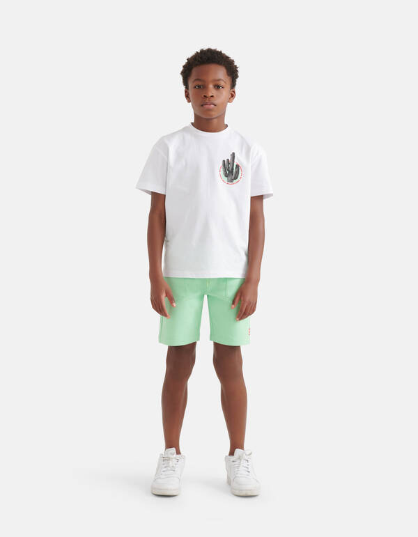 Artwork T-shirt Weiß SHOEBY BOYS