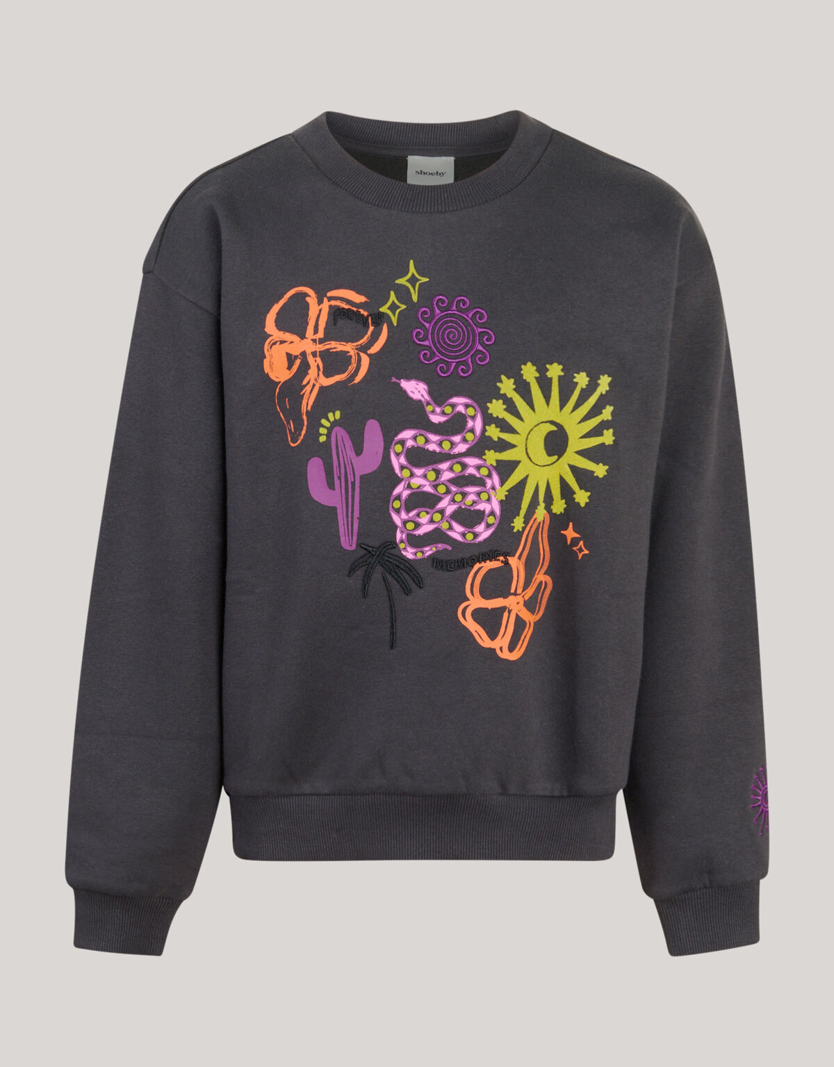 Artwork Pullover Dunkelgrau SHOEBY GIRLS