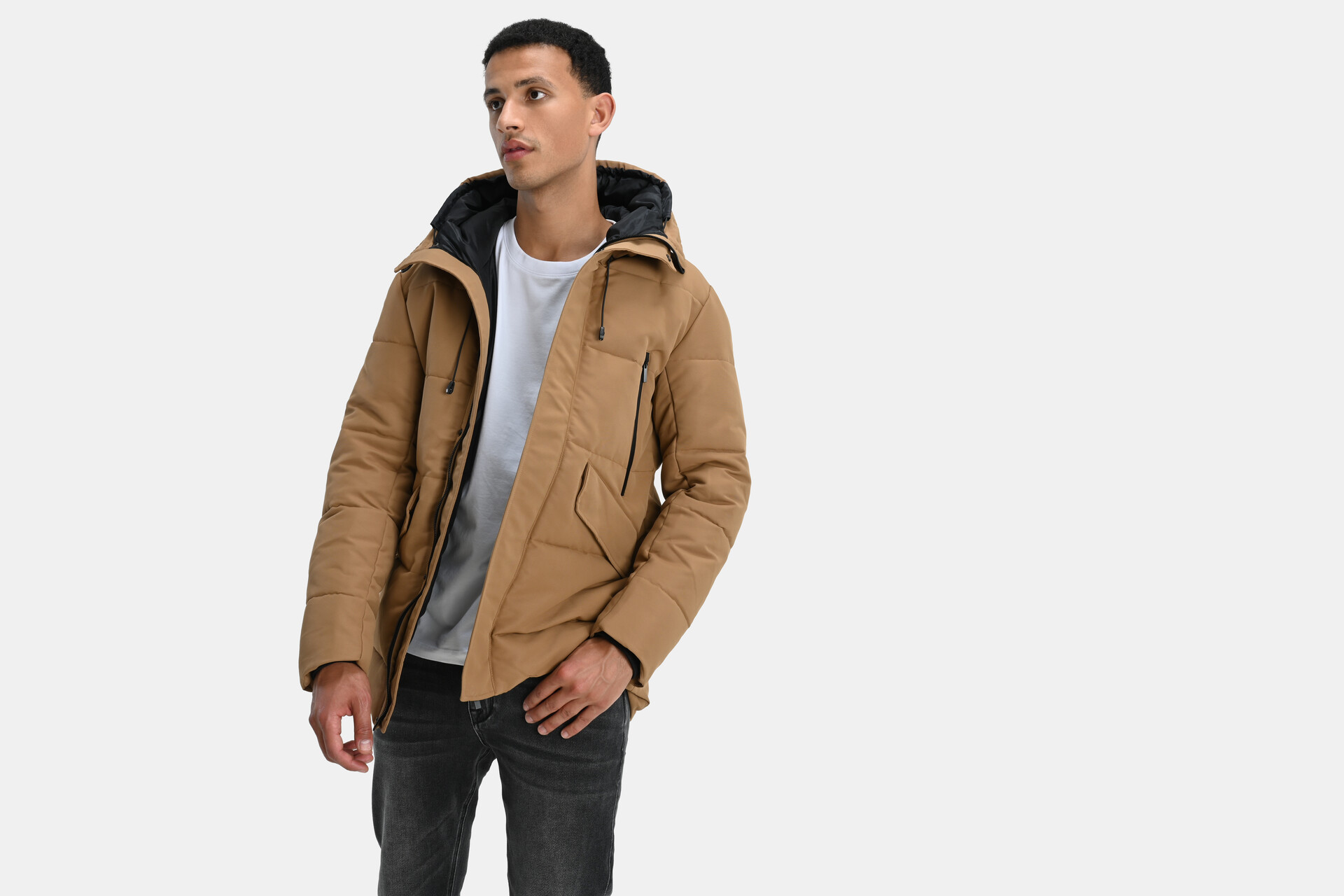 Lange Pufferjacke SHOEBY MEN