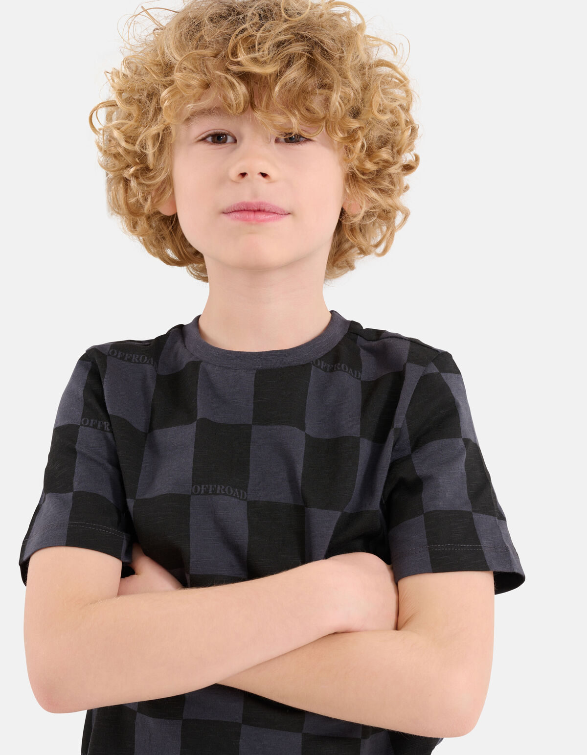 Printed T-shirt Zwart SHOEBY BOYS