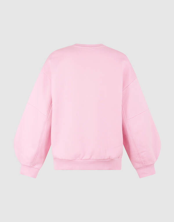 &Uuml;bergro&szlig;er Pullover mit gro&szlig;en &Auml;rmeln, Hellrosa SHOEBY WOMEN