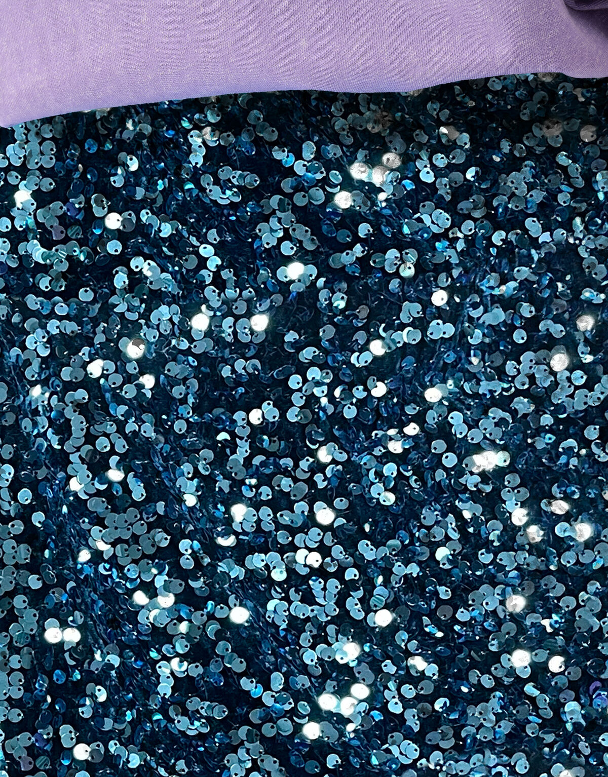 Pailletten Minirock Blau SHOEBY WOMEN