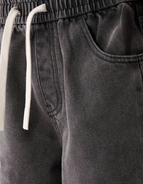 Sportliche Jeansshorts Grau SHOEBY BOYS