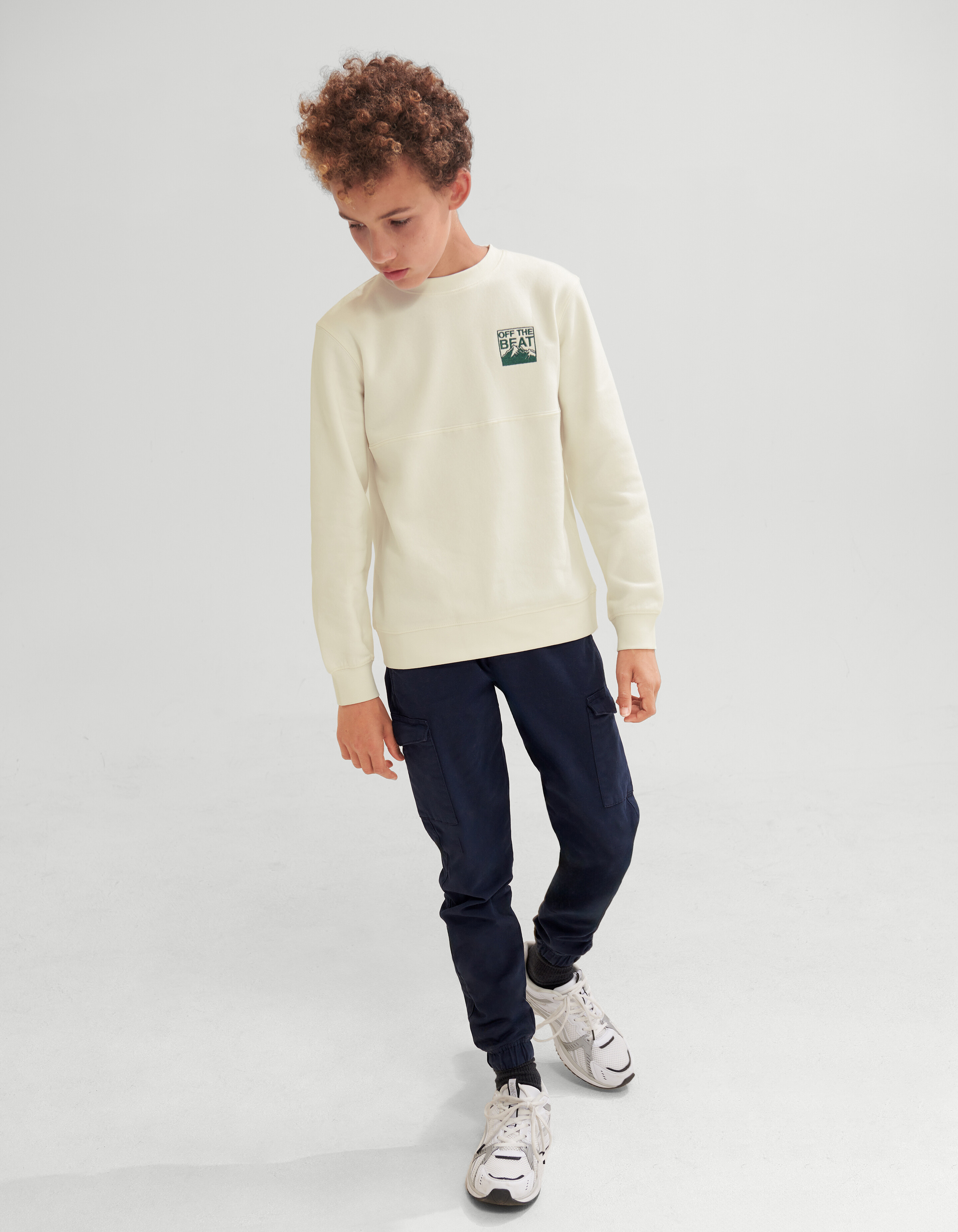 Pullover mit Stickerei Off White SHOEBY BOYS