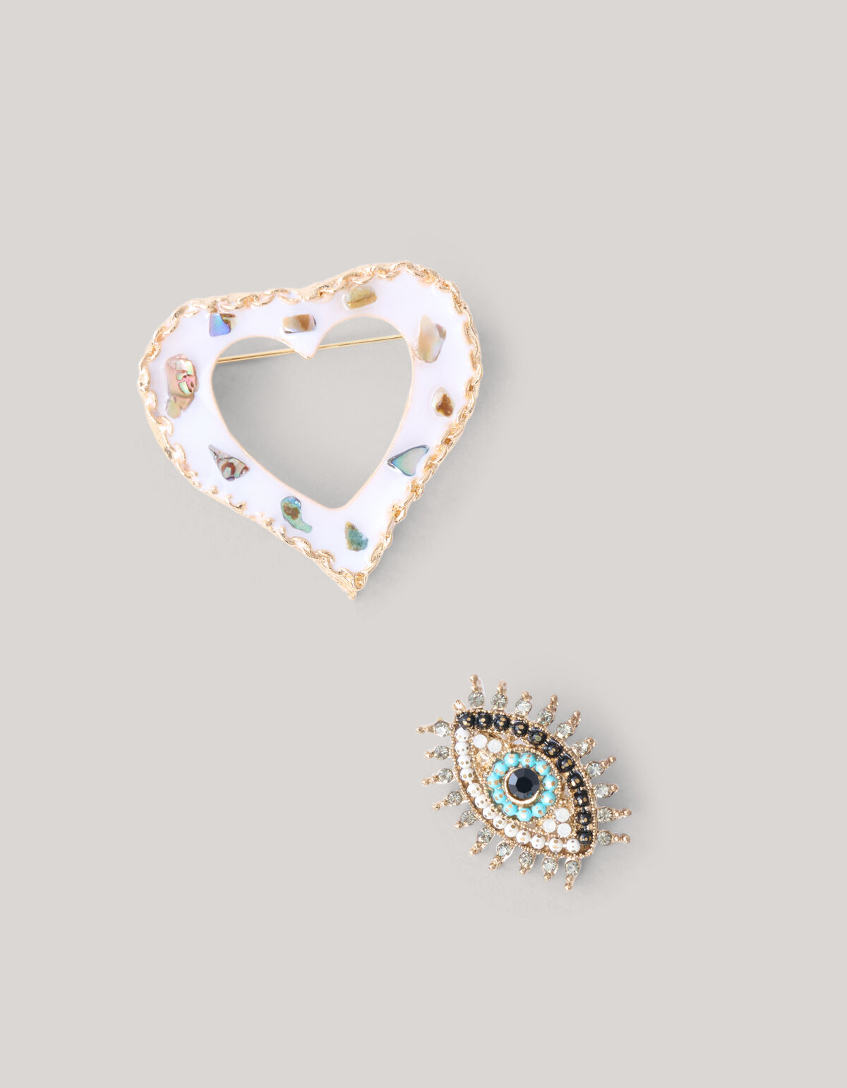 Brooch Set Gold SHOEBY ACCESSOIRES