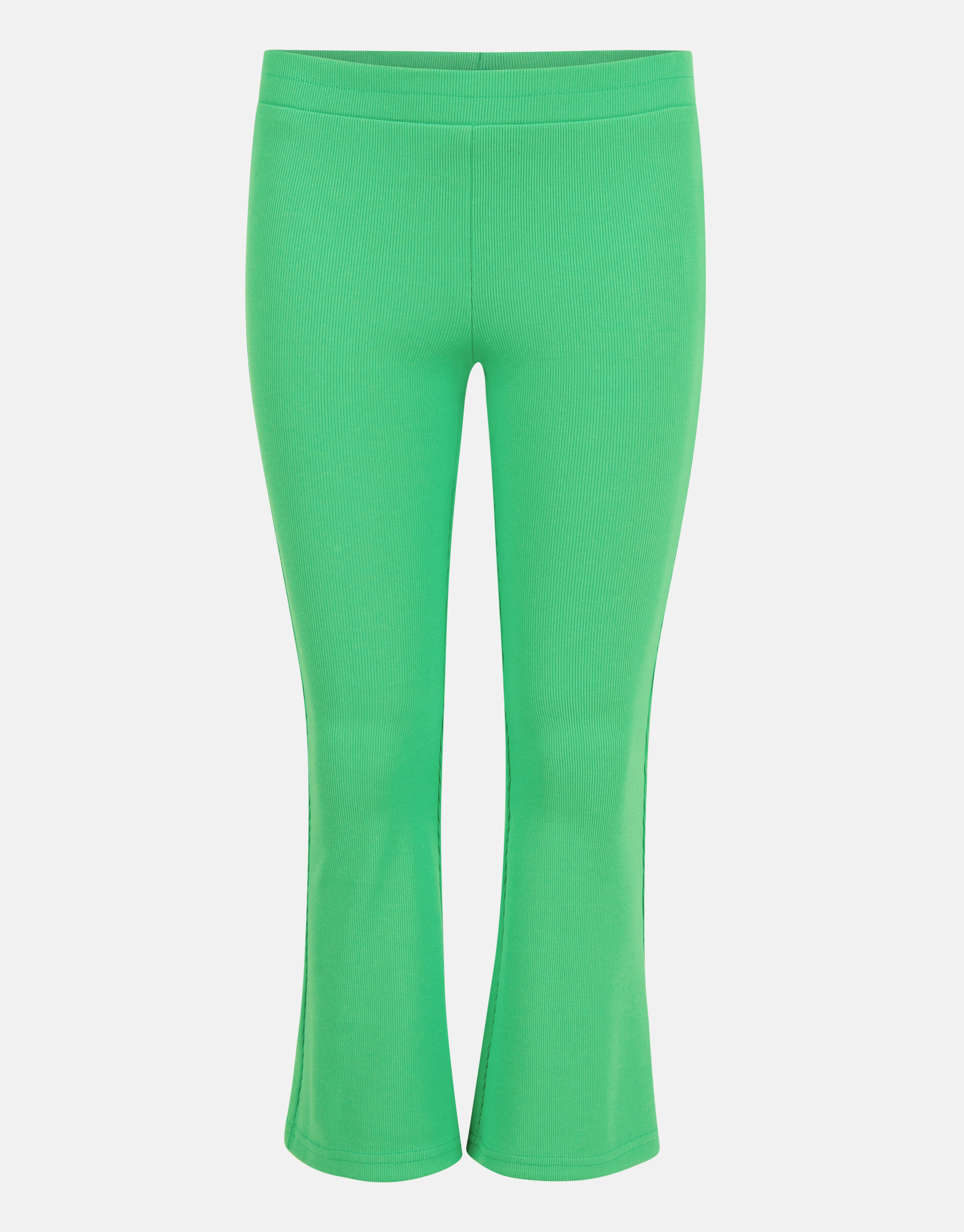 Ausgestellte Rippen-Leggings Grün SHOEBY GIRLS