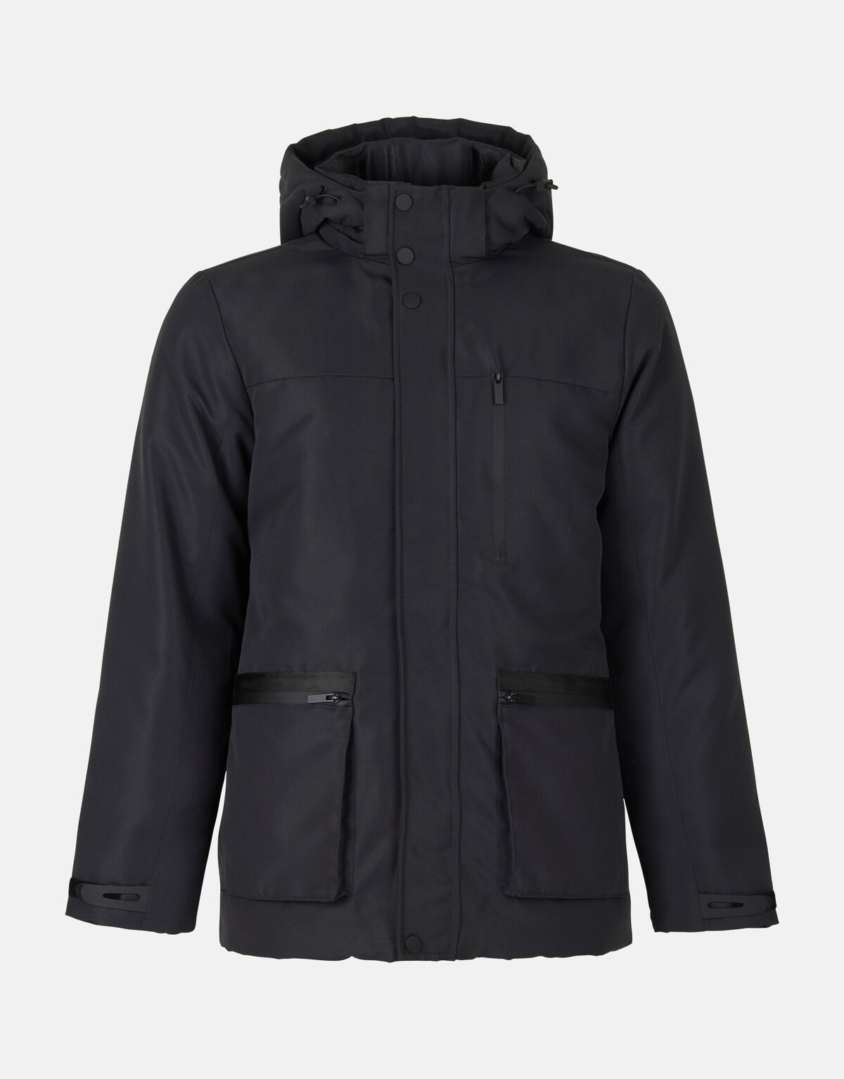 Dunkelgraue Parka-Jacke SHOEBY MEN