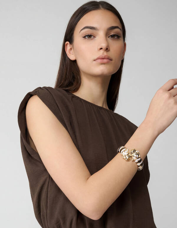 Jaguar-Armband Gold SHOEBY ACCESSOIRES