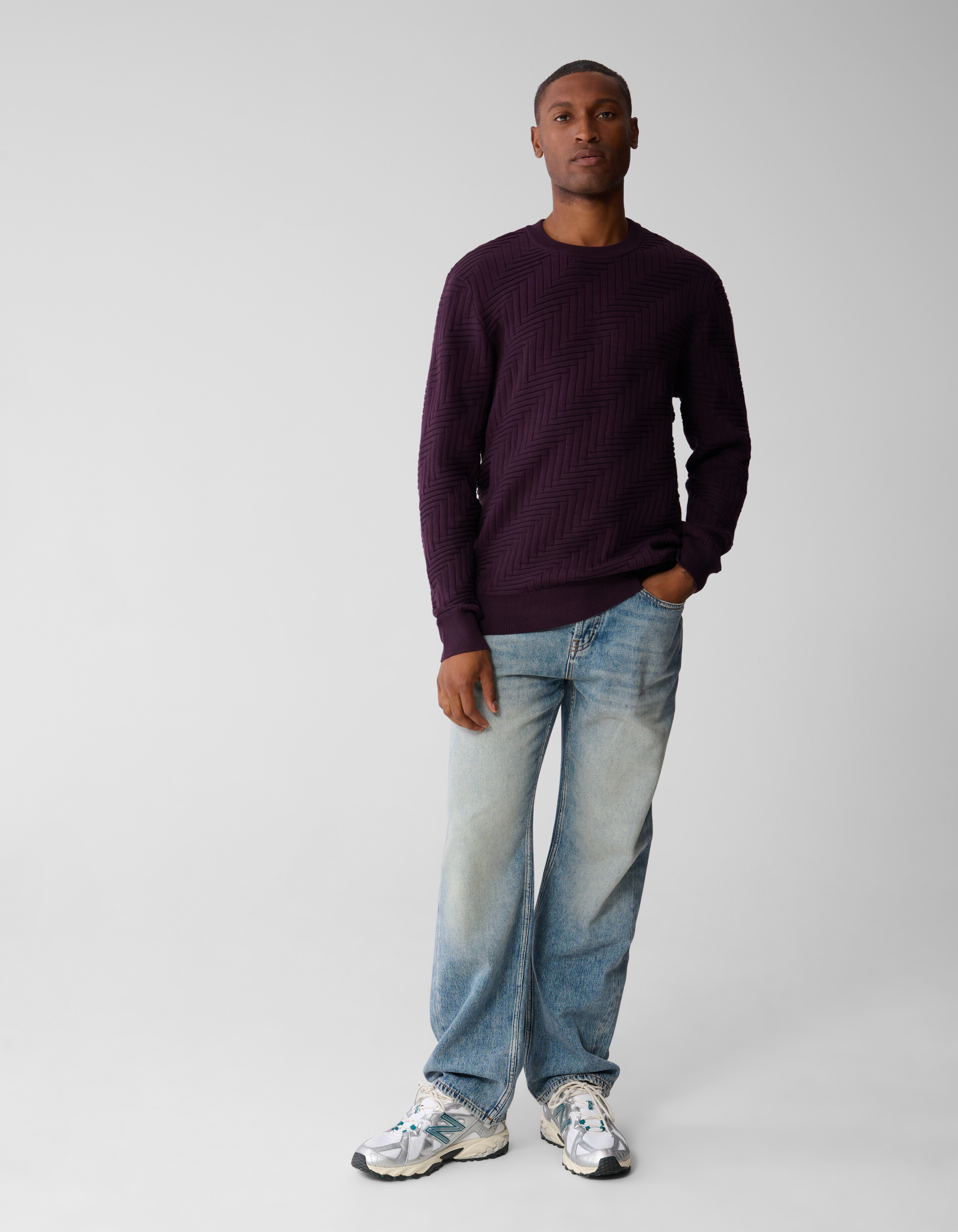Relaxed Fit Jeans Blau SHOEBY MEN