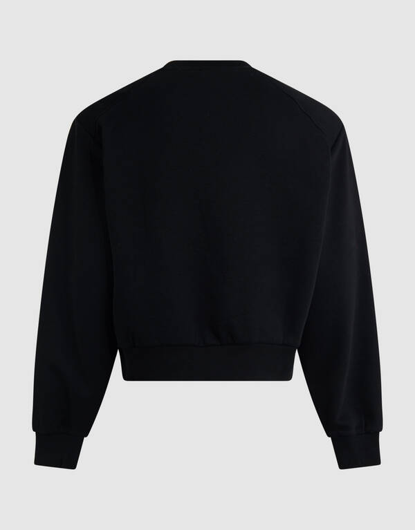 Pullover mit großen Schultern in Schwarz SHOEBY WOMEN