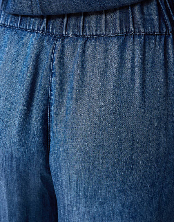 Weit geschnittene Pintuck-Hose Blau von Mieke SHOEBY WOMEN