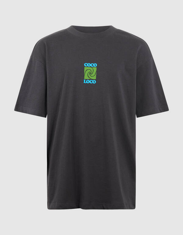 Coco Loco Artwork T-Shirt Dunkelgrau SHOEBY BOYS