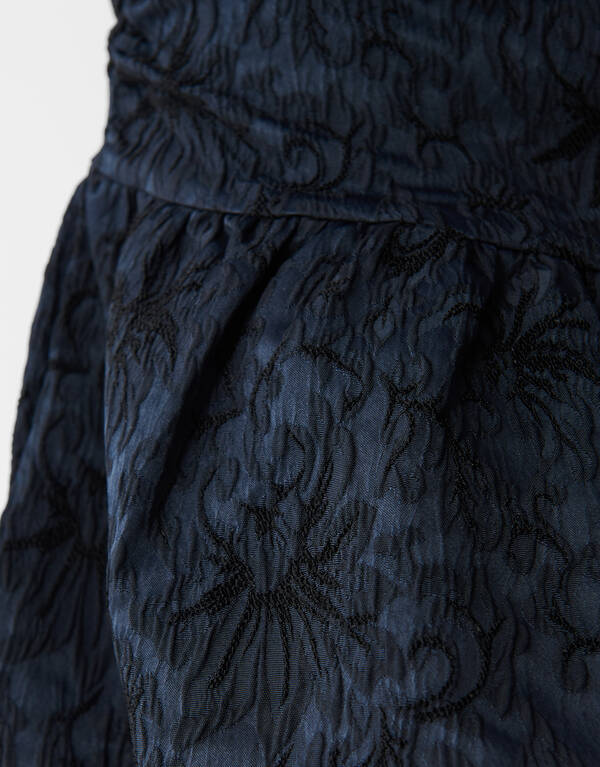 Jacquard-Minirock Schwarz SHOEBY WOMEN