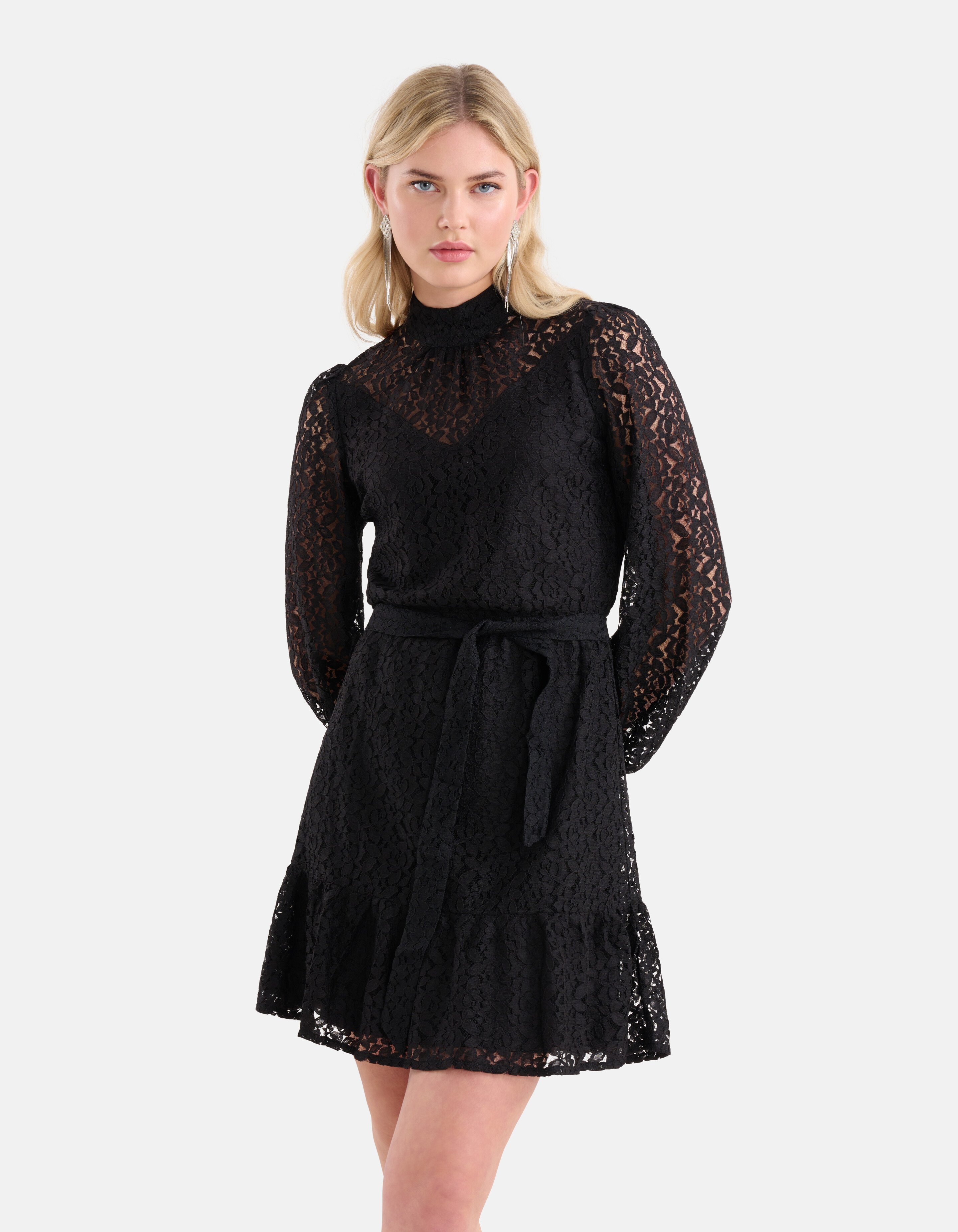 Spitzenkleid Schwarz SHOEBY WOMEN