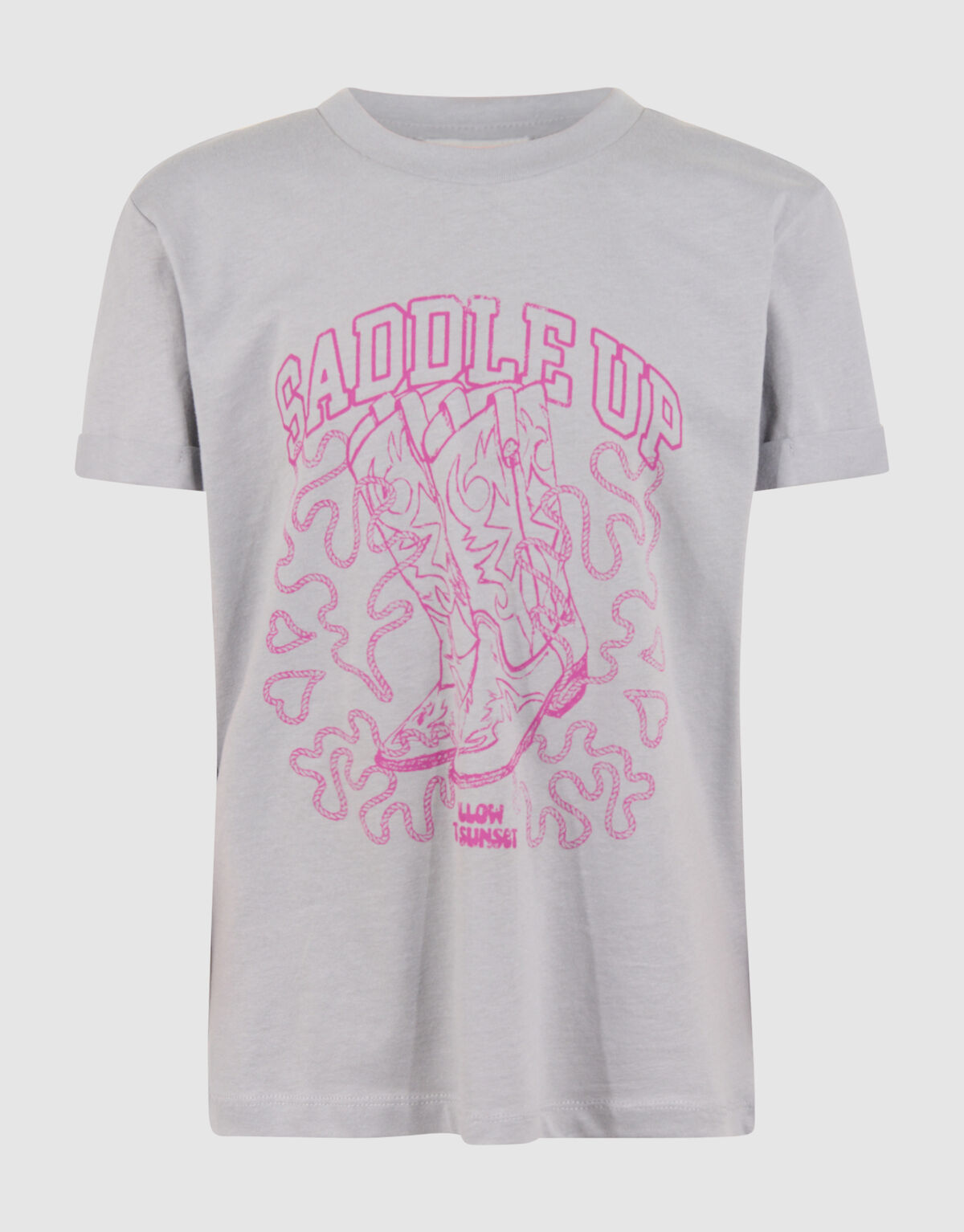 Artwork T-shirt Hellgrau SHOEBY GIRLS