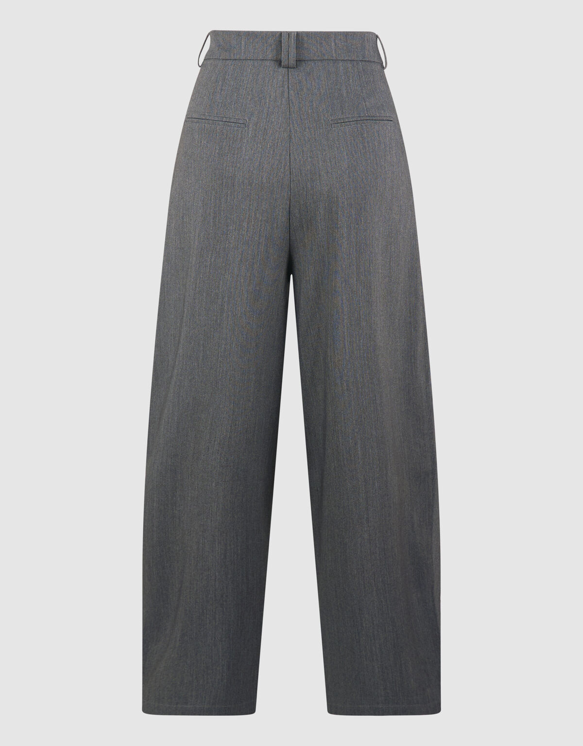 Pleated Flap Wide Leg Hose Grau SHOEBY WOMEN
