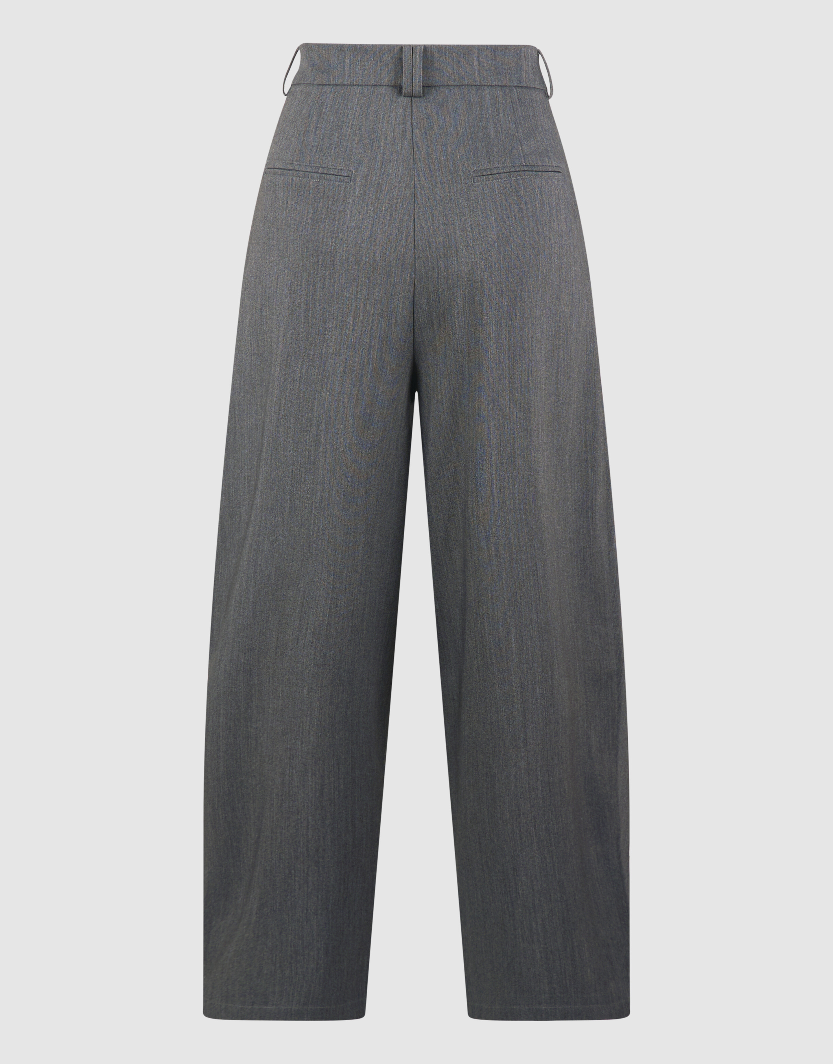 Pleated Flap Wide Leg Hose Grau SHOEBY WOMEN