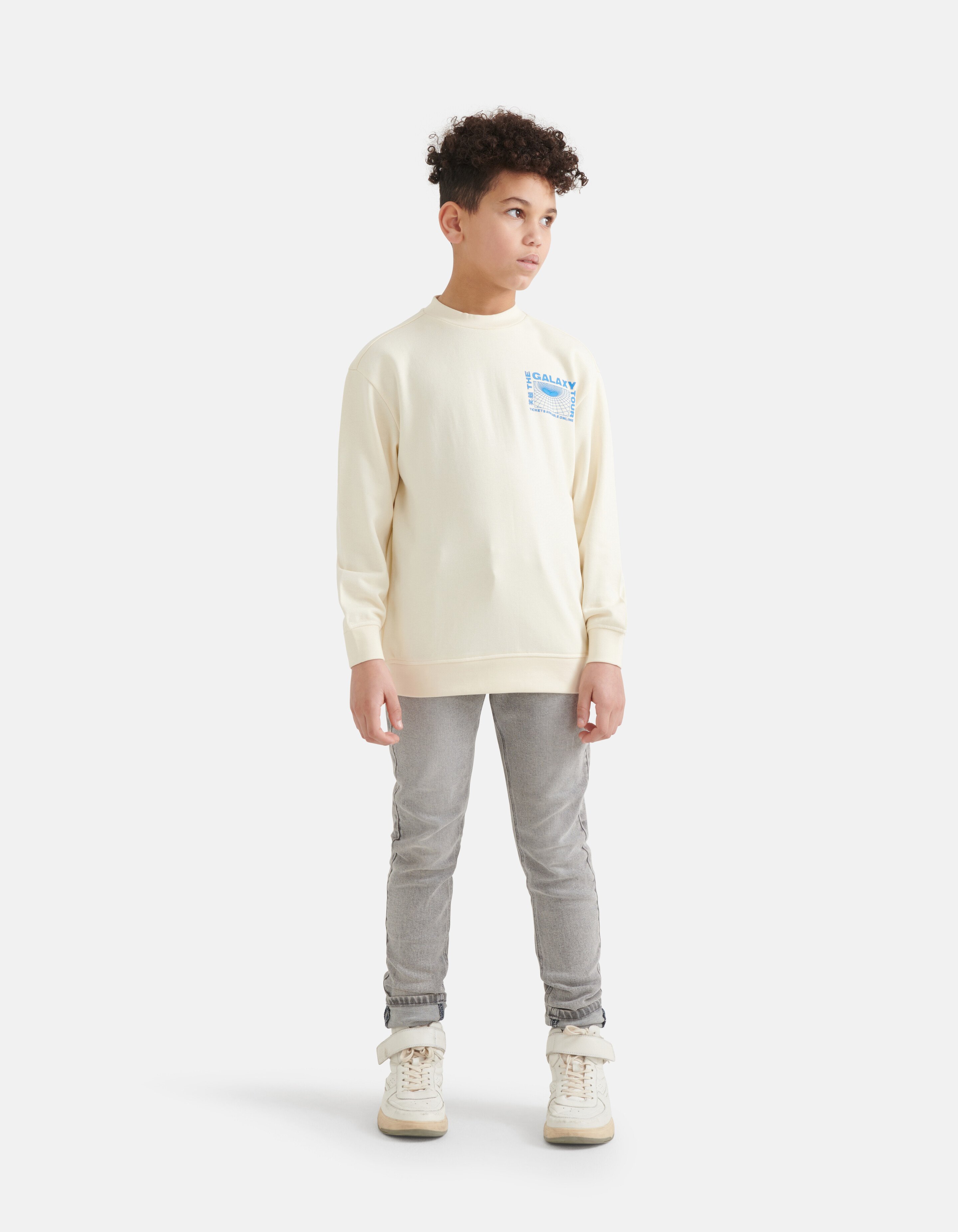 Printed Pullover Offwhite SHOEBY BOYS