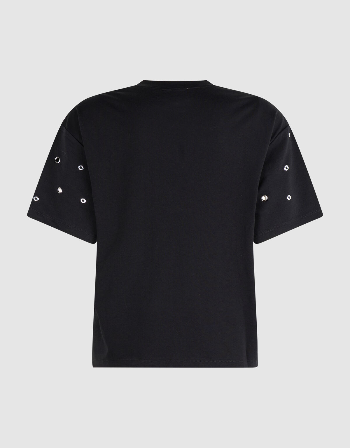 Schwarzes Lochstickerei-T-Shirt SHOEBY WOMEN