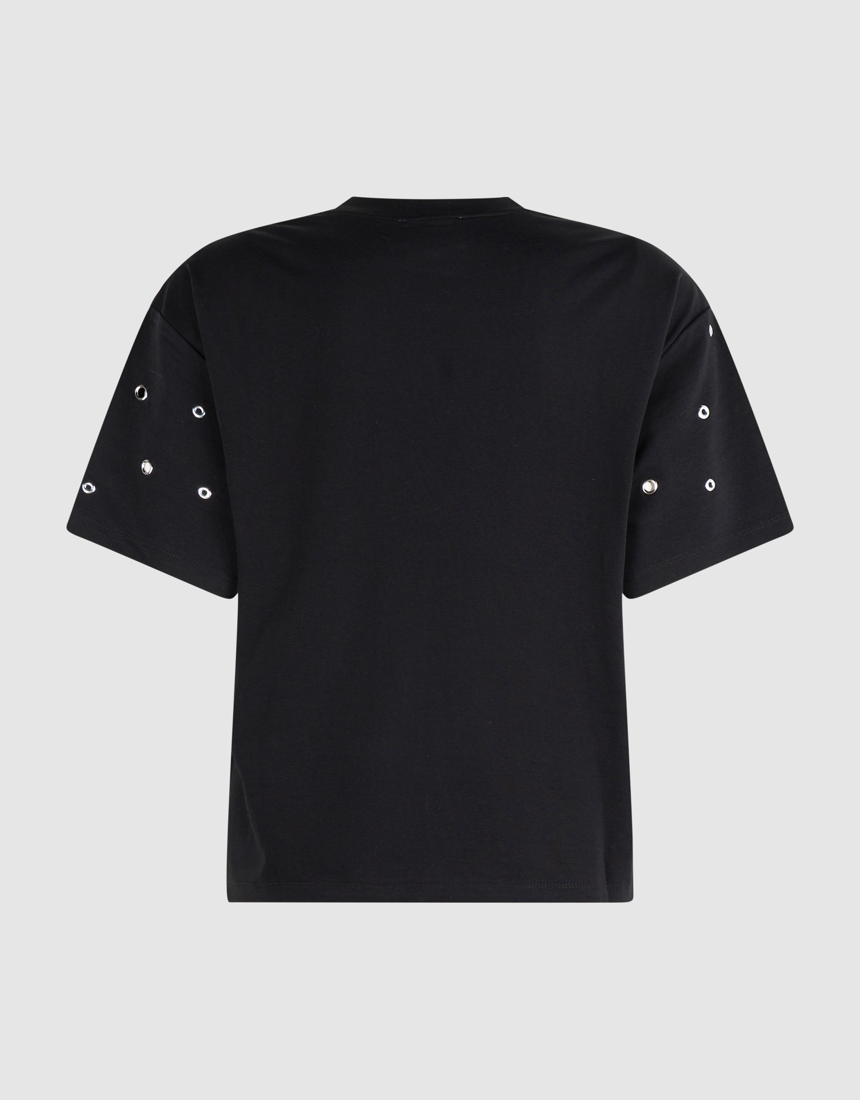 Schwarzes Lochstickerei-T-Shirt SHOEBY WOMEN