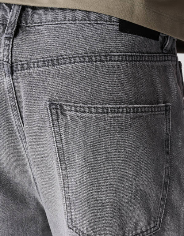 Baggy Fit Jeans Lichtgrijs L32 SHOEBY MEN