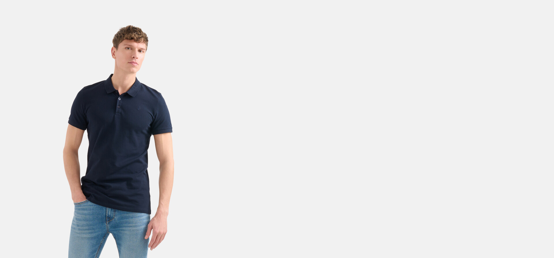 Basic Polo Dunkelblau SHOEBY MEN