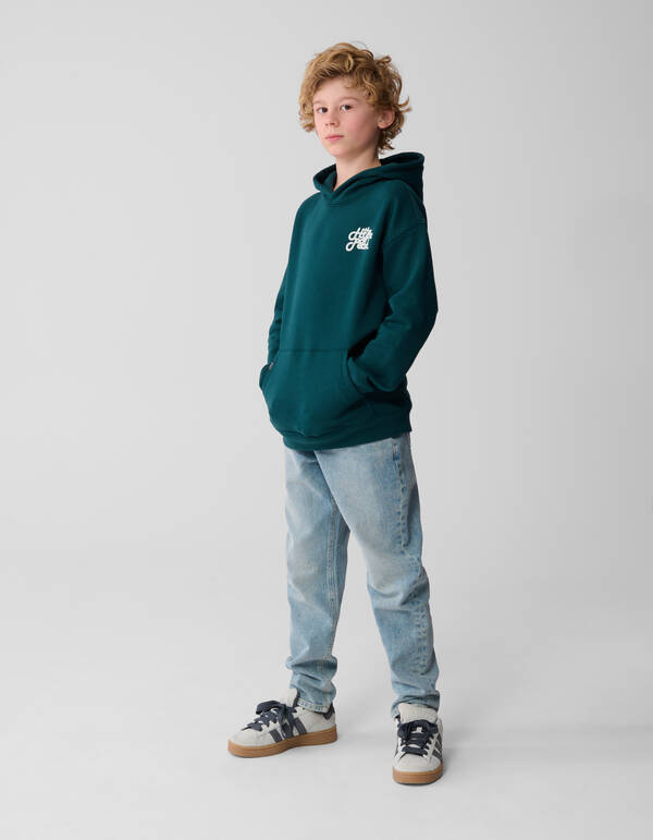 Hype Artwork Hoodie Dunkelgrün SHOEBY BOYS