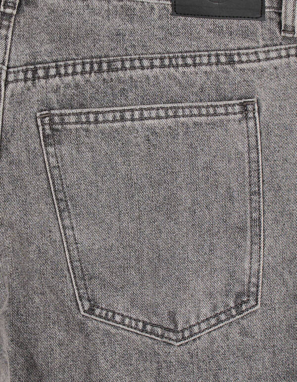Modern Straight Fit Jeans Dirty Wash Grau L32 SHOEBY MEN
