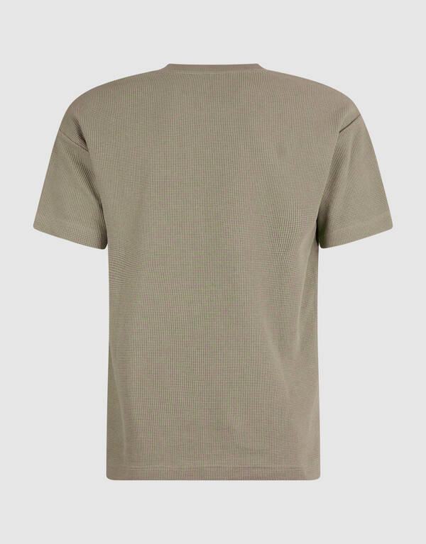 Gr&uuml;nes Waffel-T-Shirt SHOEBY MEN