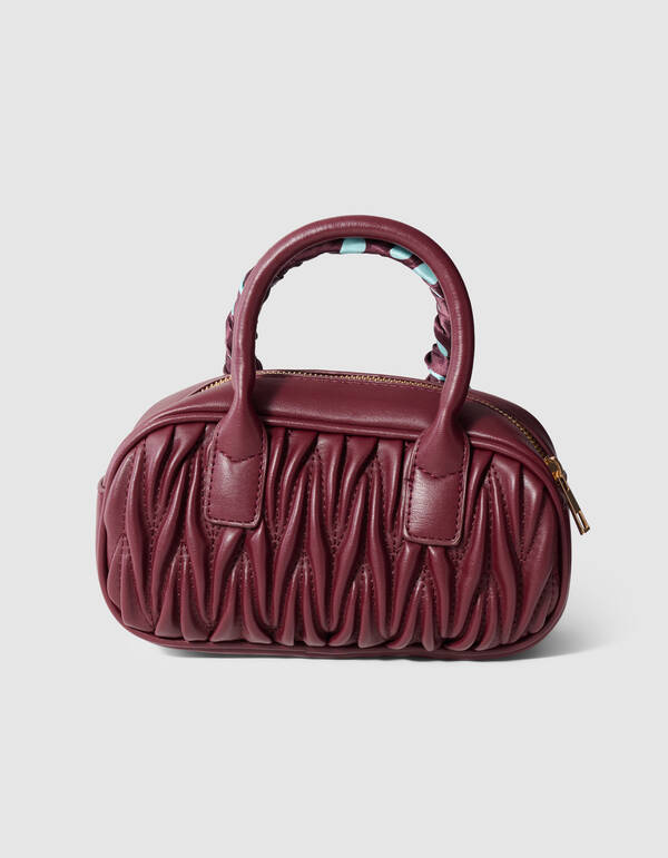 Schal mit Punkten Crincle Tasche braun SHOEBY ACCESSOIRES