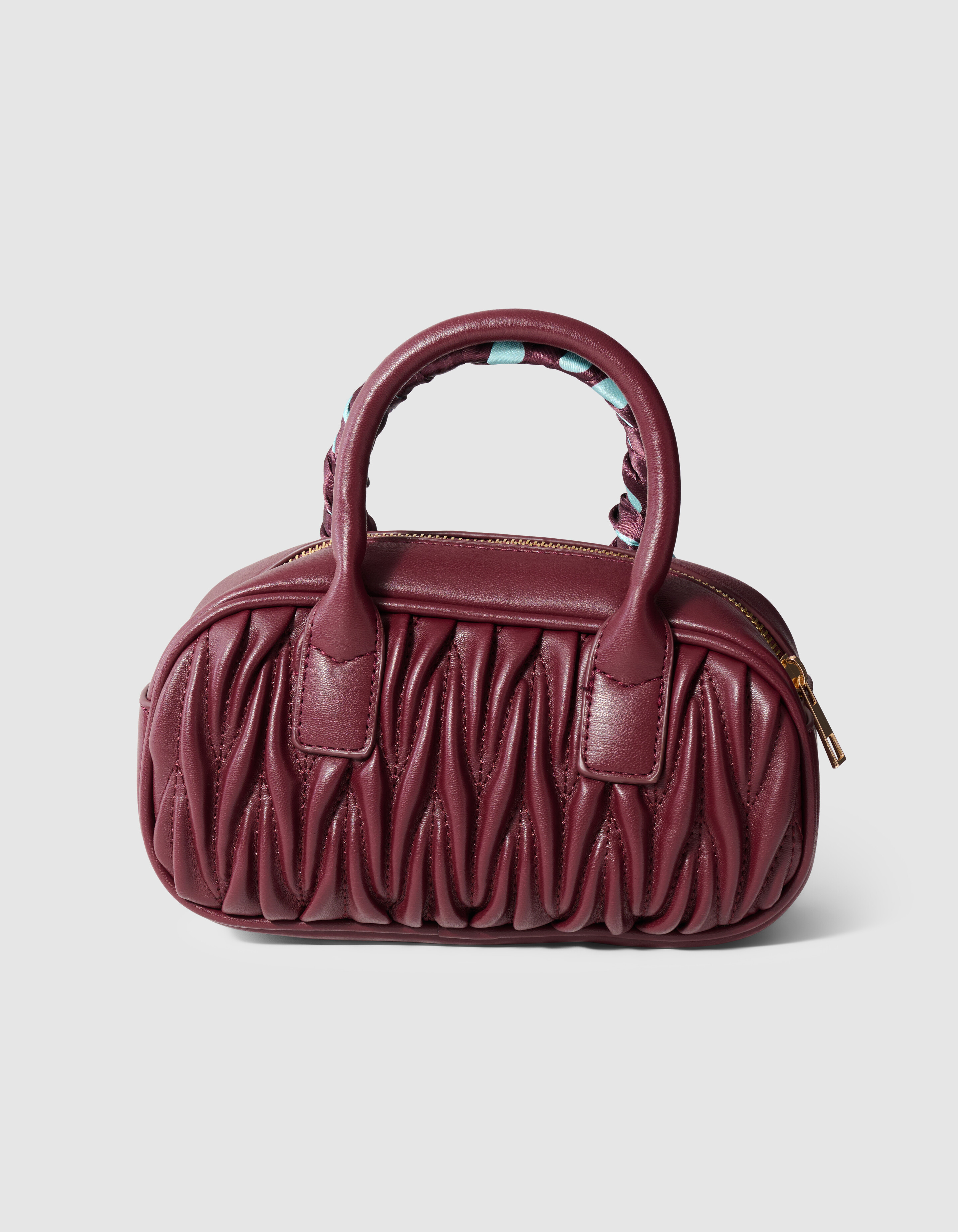 Schal mit Punkten Crincle Tasche braun SHOEBY ACCESSOIRES