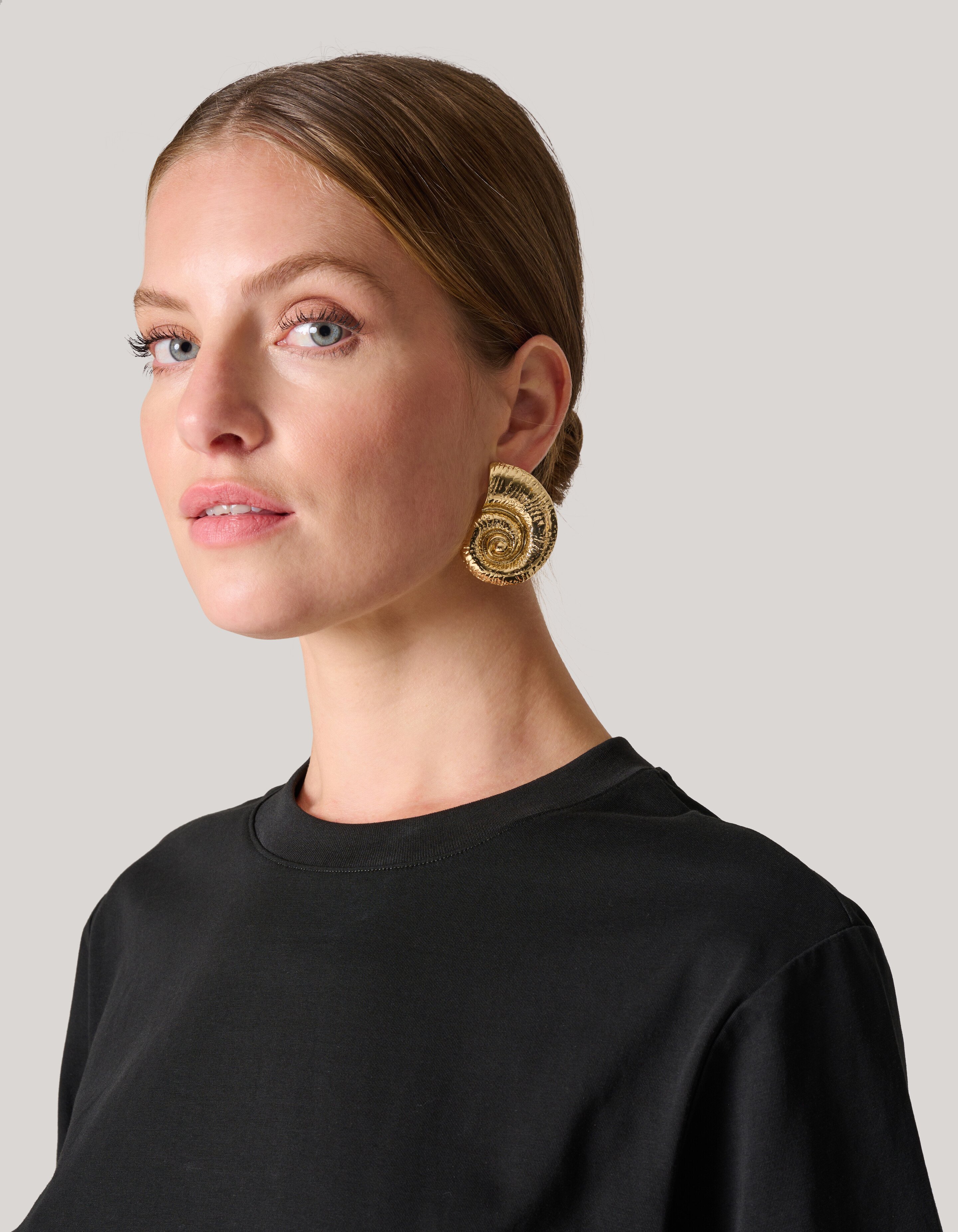 Muschelohrringe Gold SHOEBY ACCESSOIRES