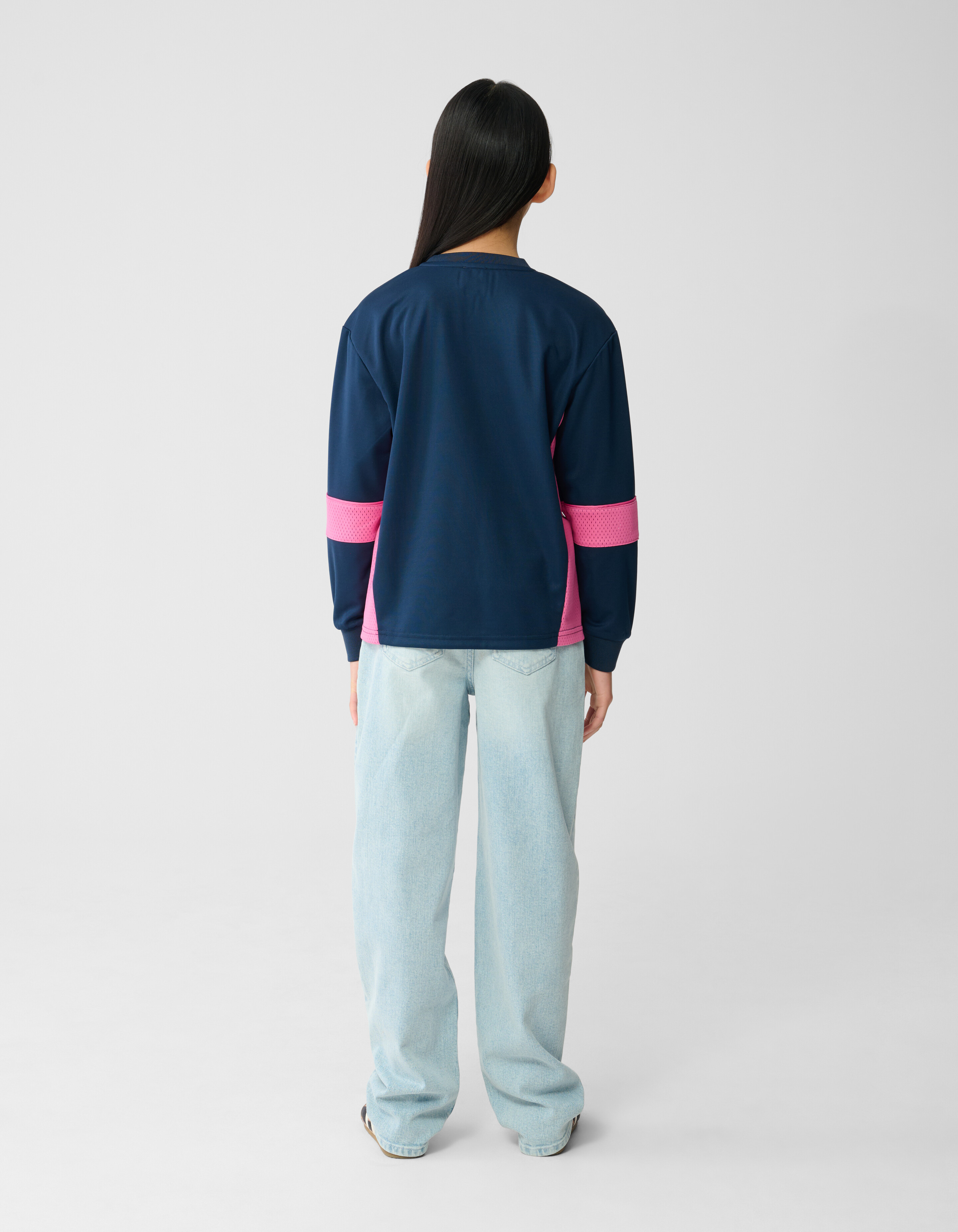 Baseball Mix Longleeve Top Dunkelblau SHOEBY GIRLS