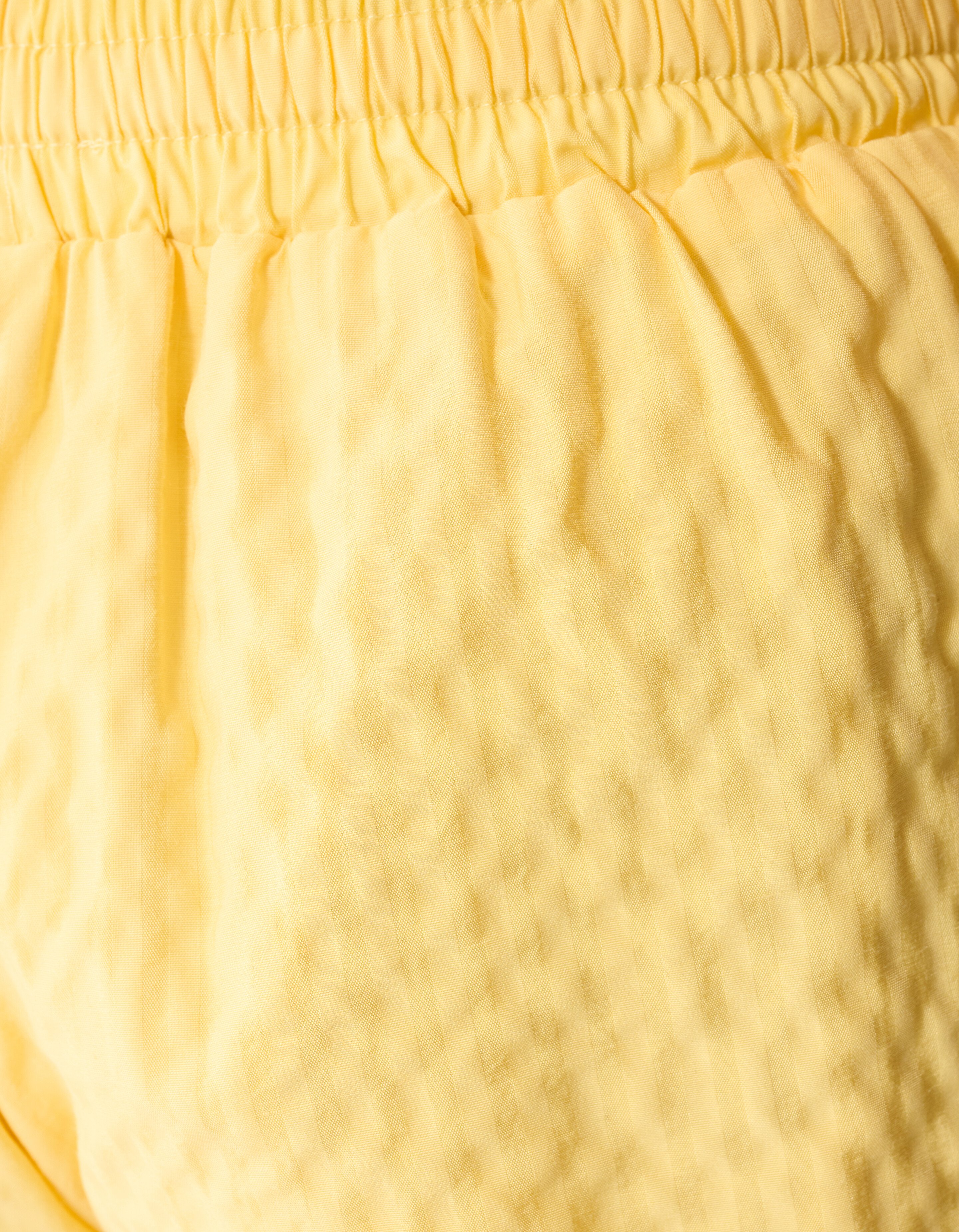 Nadelstreifen Strass Shorts Hellgelb SHOEBY GIRLS