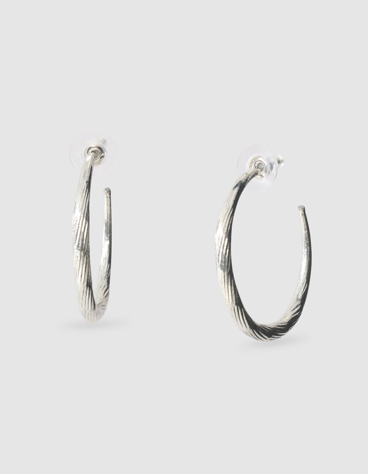 Hammerd Hoop Oorbellen Zilver SHOEBY ACCESSOIRES