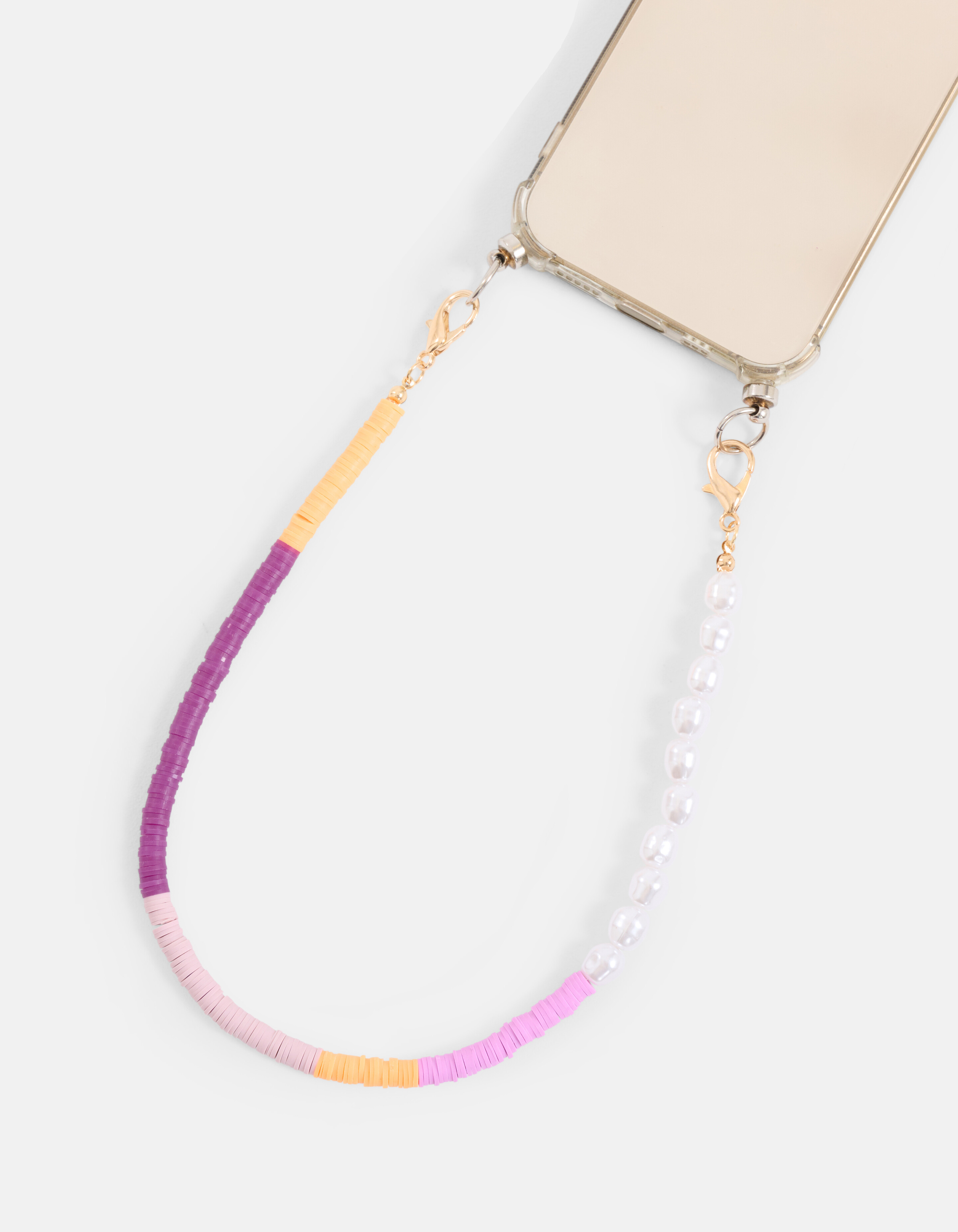 Kurzes Katsuki Pearl Telefonkabel Lila SHOEBY ACCESSOIRES