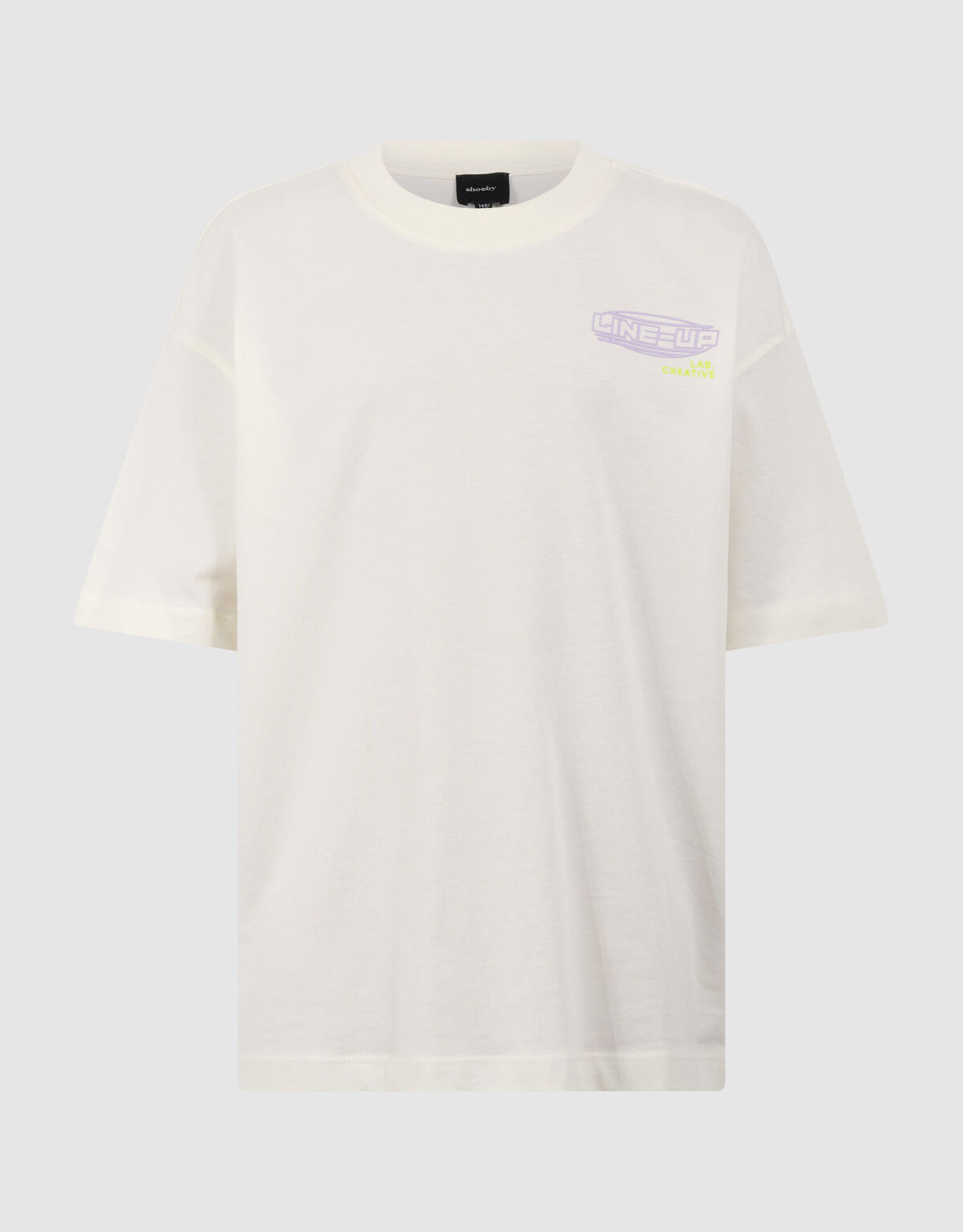 Line Up Artwork T-Shirt Gebrochen Wei&szlig; SHOEBY BOYS