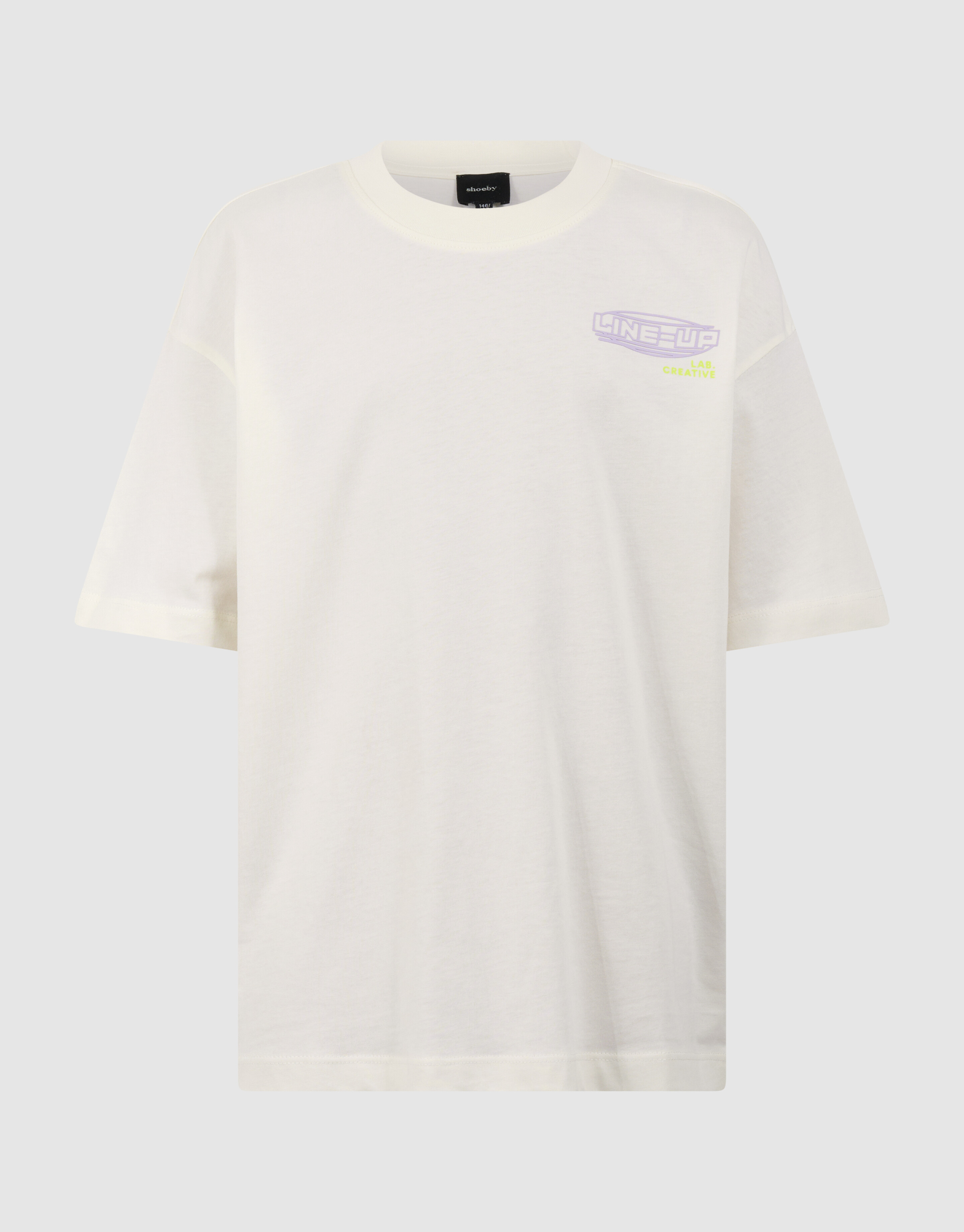 Line Up Artwork T-Shirt Gebrochen Wei&szlig; SHOEBY BOYS